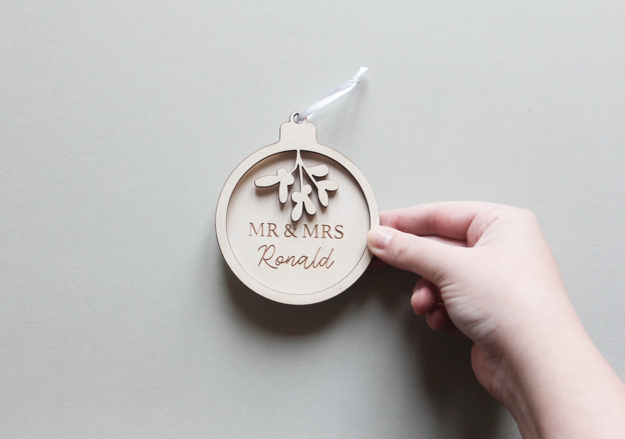 Mr & Mrs Bauble, Custom Ornament