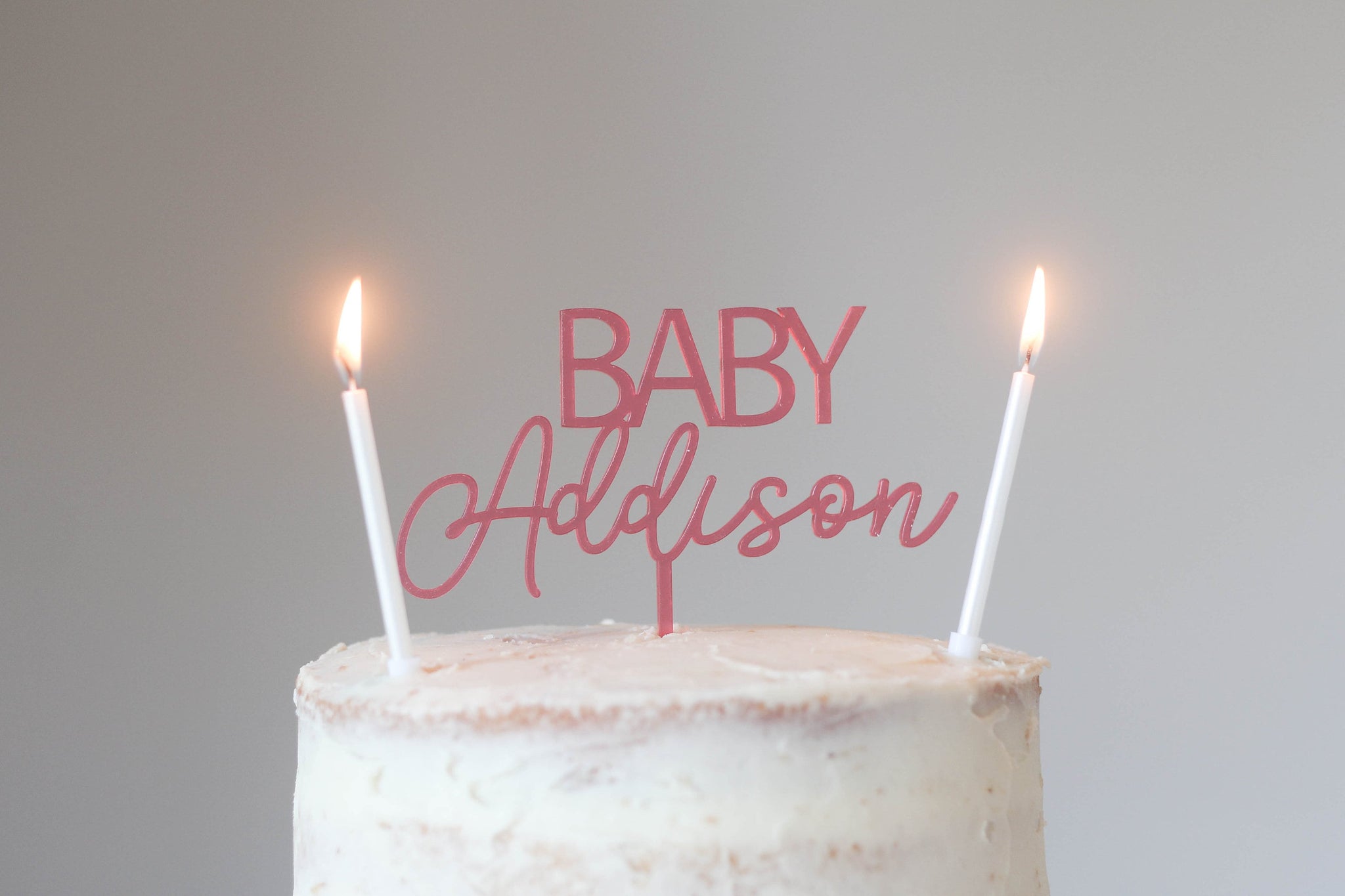 Baby Birthday Cake Topper, Personalised Cake Topper