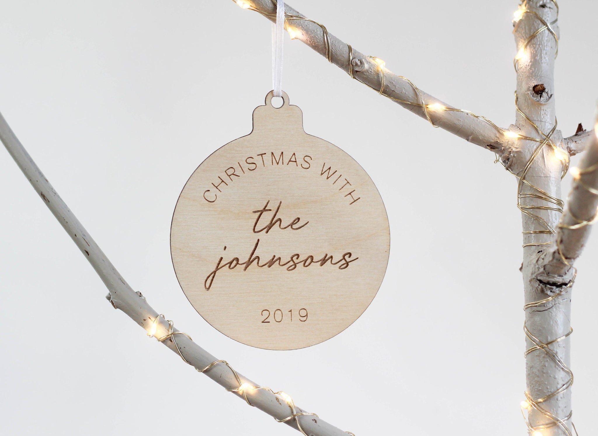 Personalised Ornament, Family Christmas Bauble