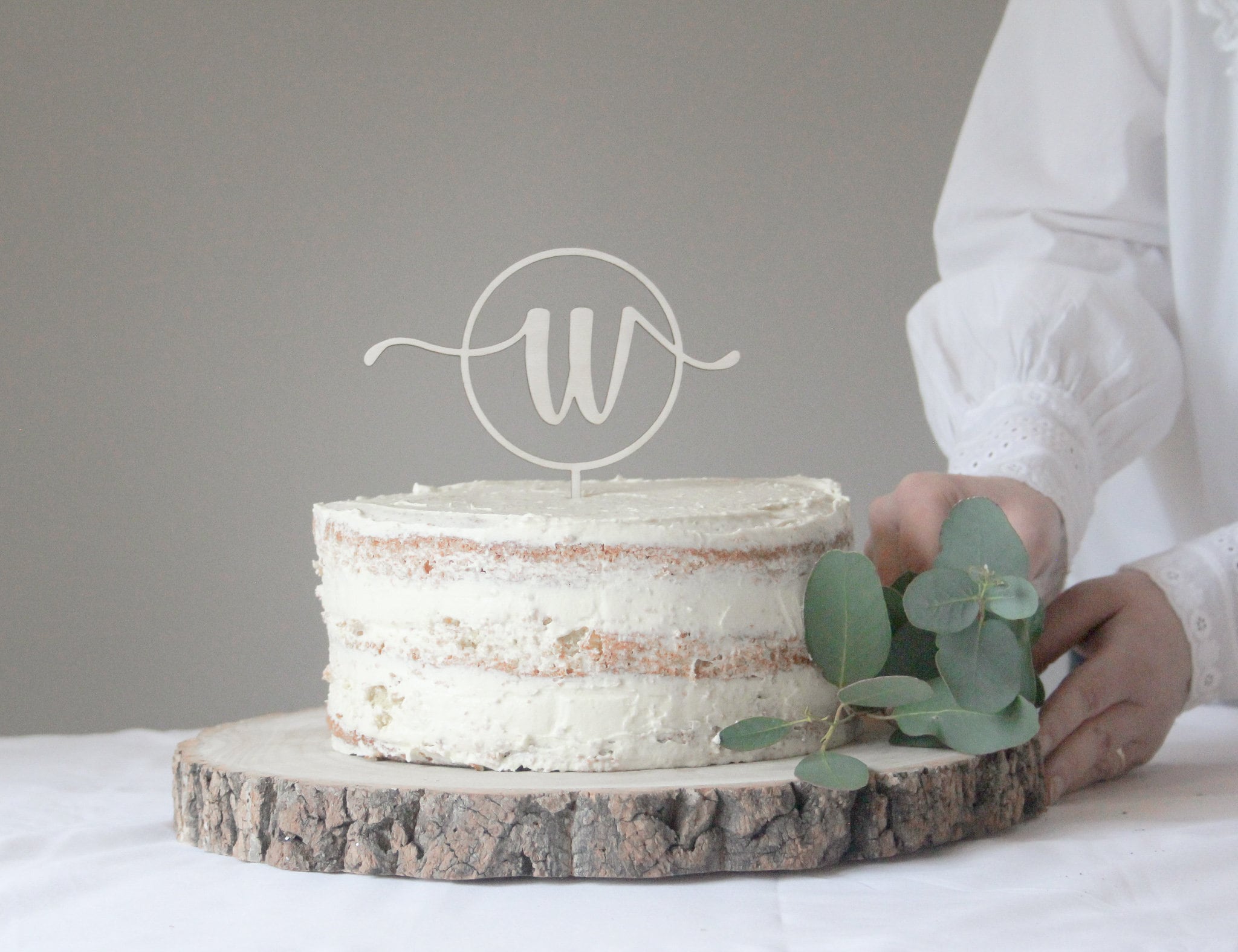 Letter Wedding Cake Topper, Initial Wedding Topper