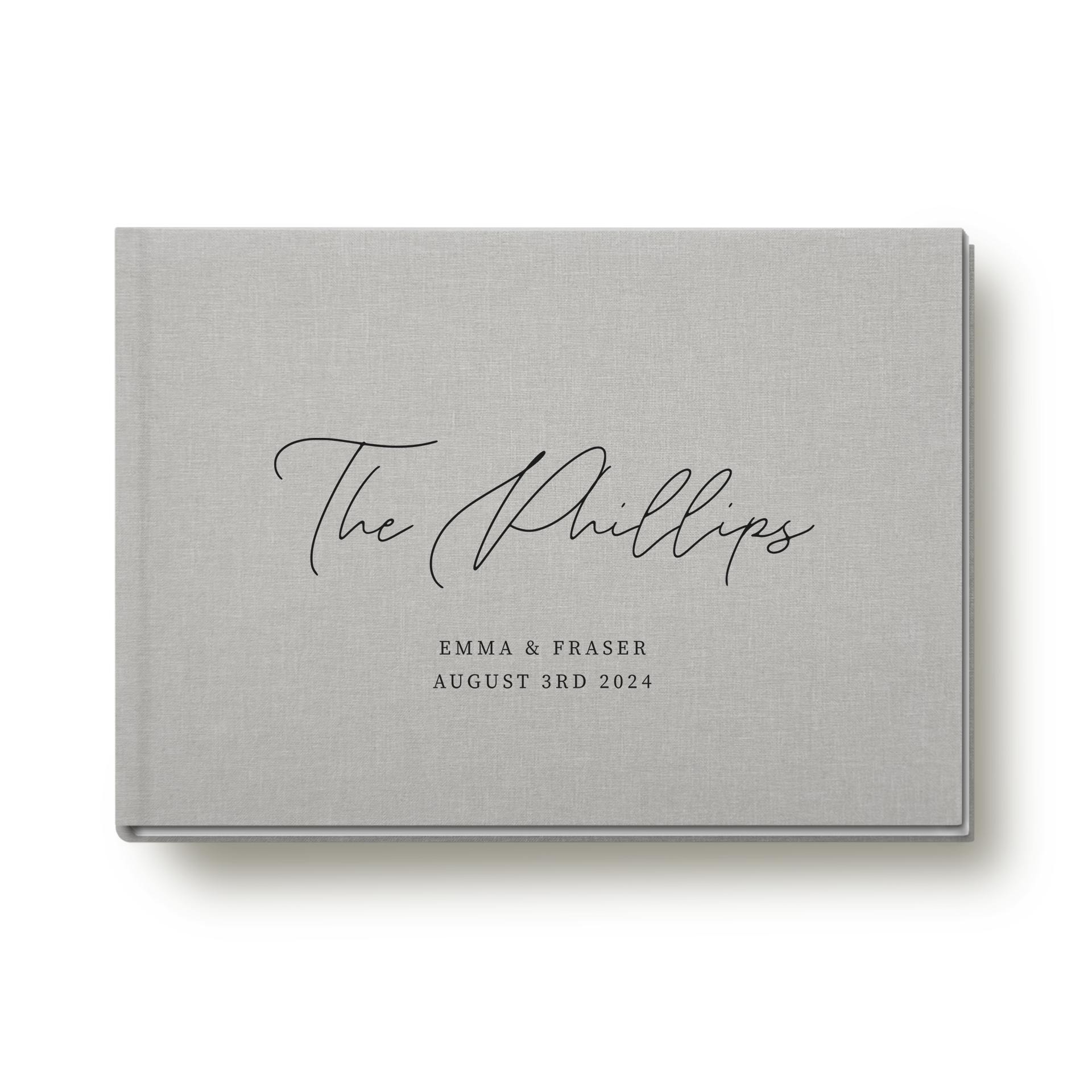 Minimal Classic Wedding Guest Book