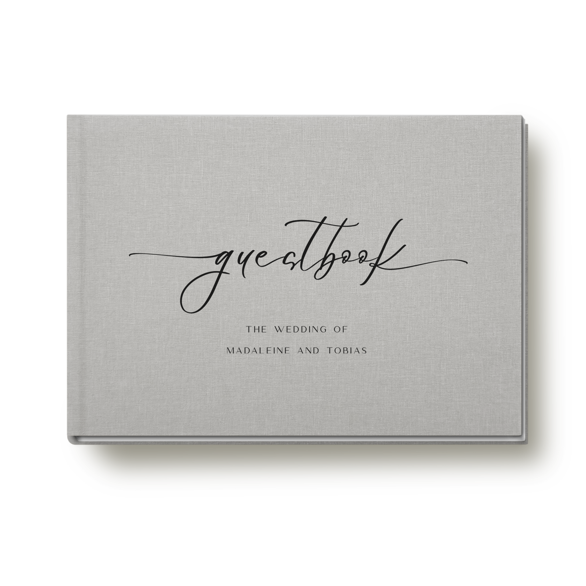 Custom Simple Wedding Guestbook