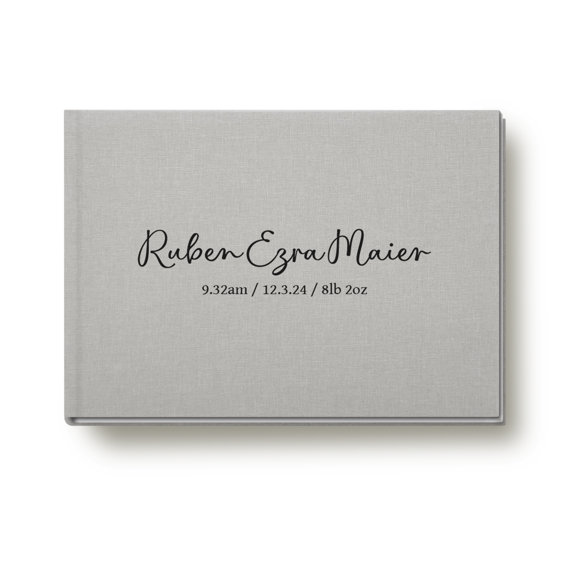Personalised Baby Memory Book