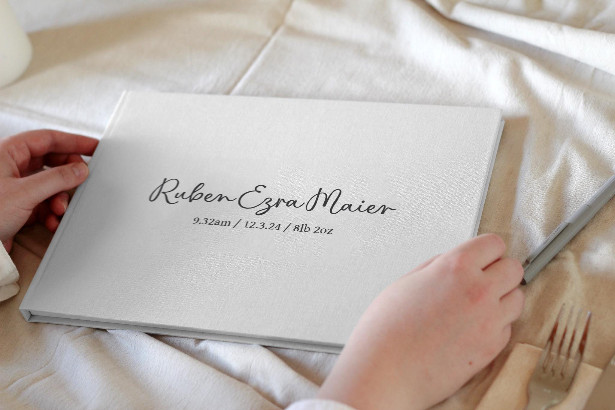 Personalised Baby Book, Baby Memory Book, Memory Book, Gift for First Time Mum, Baby Shower Gift, New Baby Gift, 1st Birthday Gift