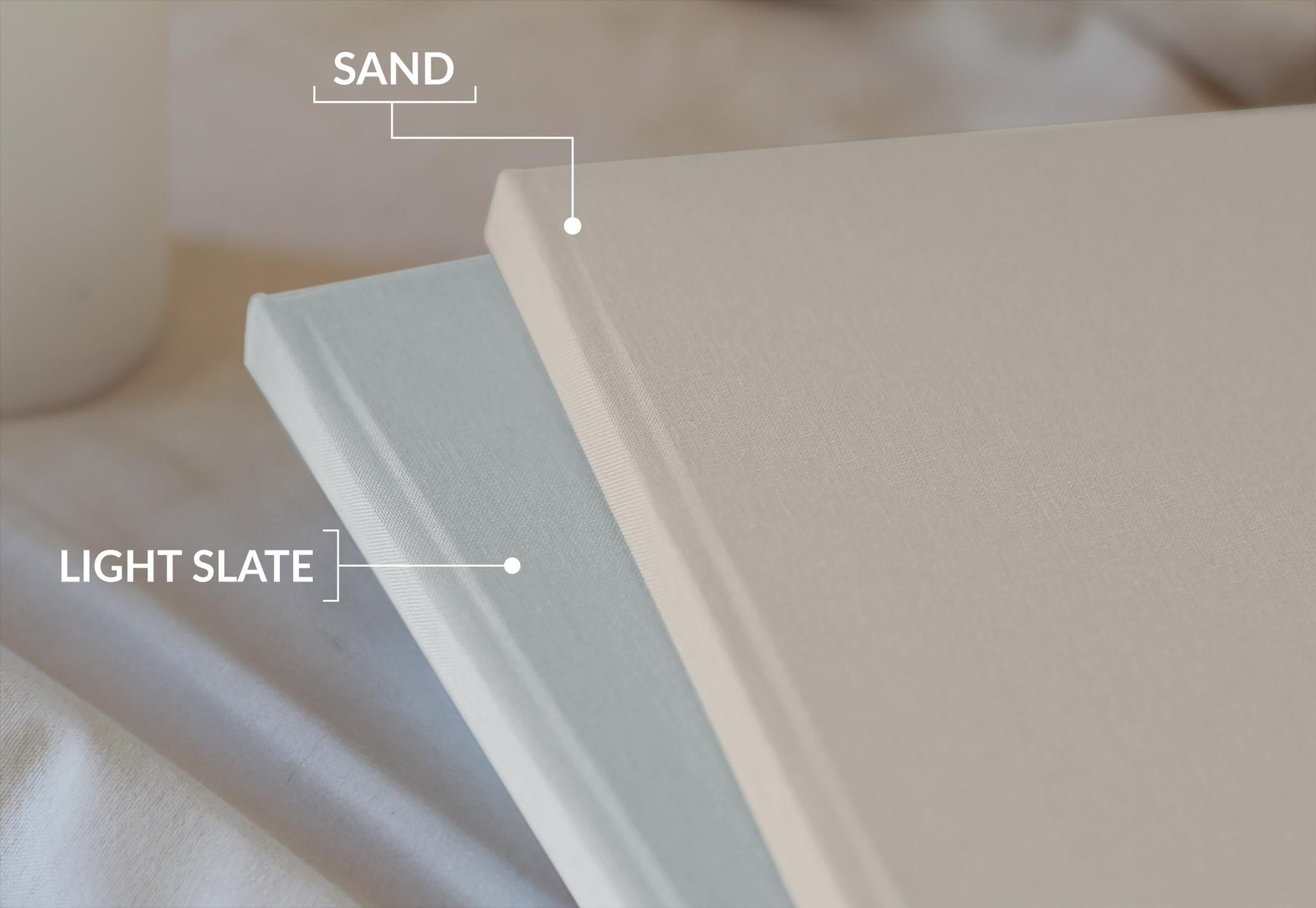 Minimal Wedding Guest book, Linen Wedding Guest Book
