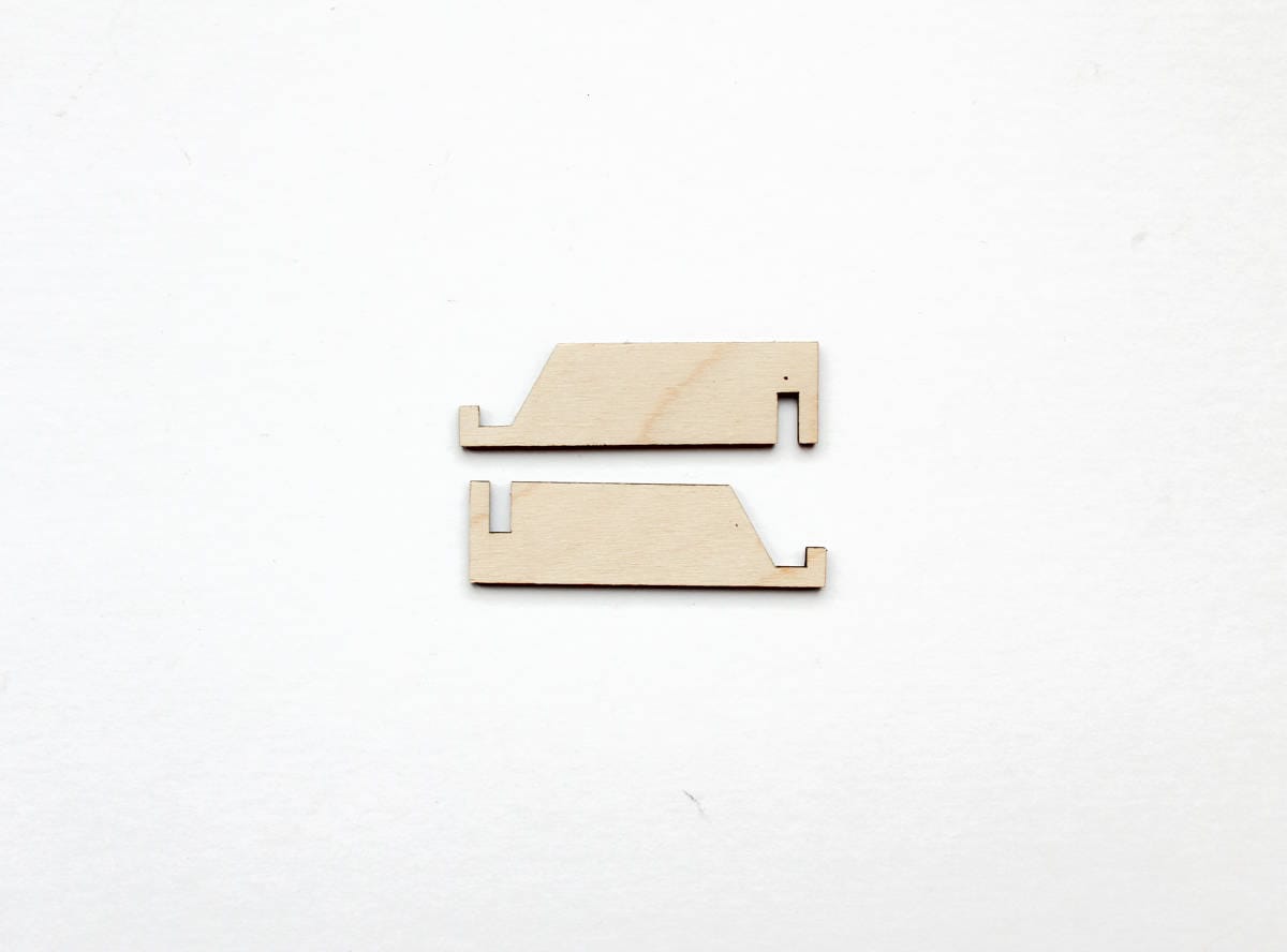 Mother's Day Card, Wooden Love Card