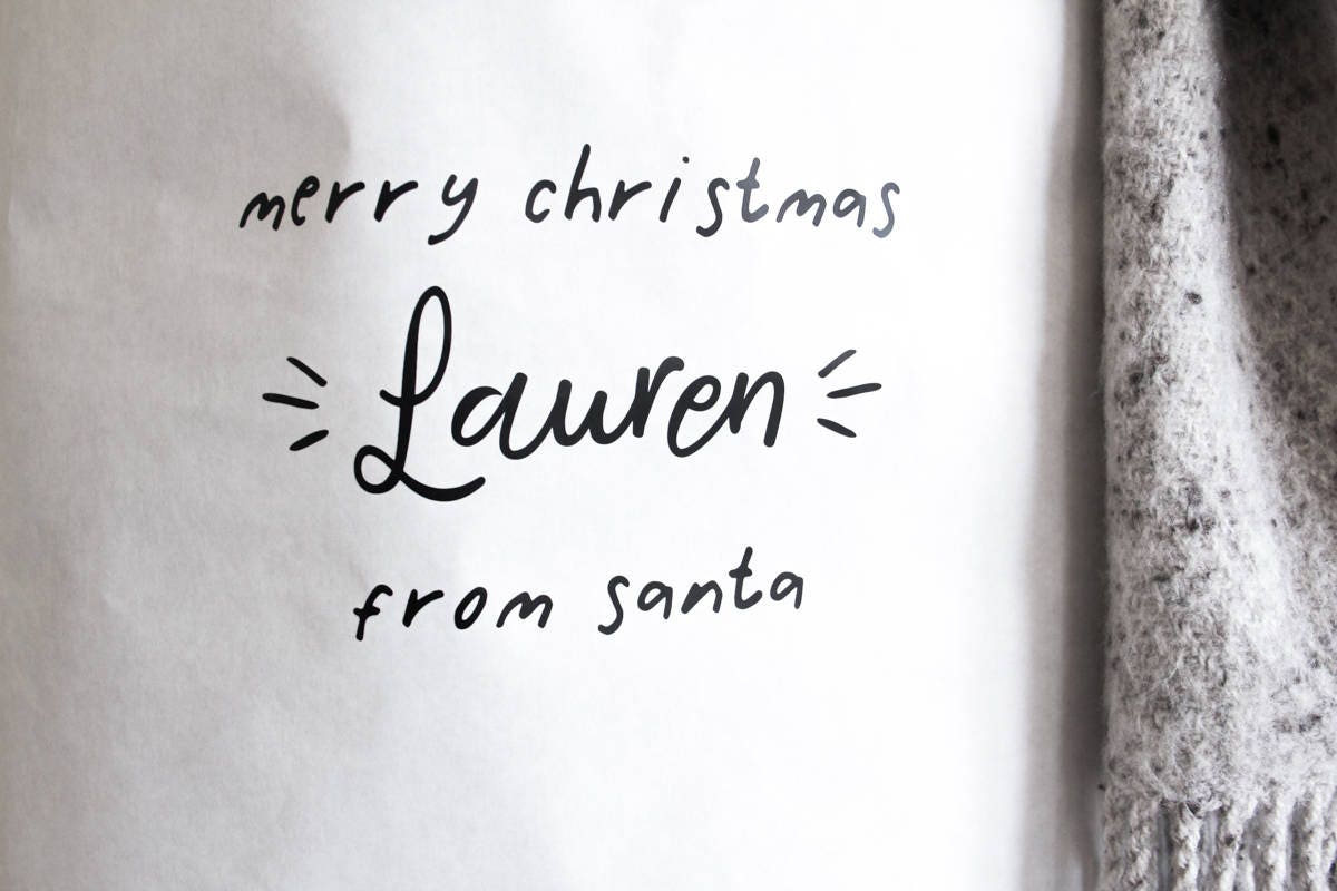 Custom Xmas Sack, Custom Xmas Bag