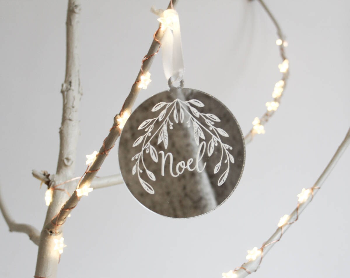 Personalised Christmas Bauble, Xmas Decor Bauble