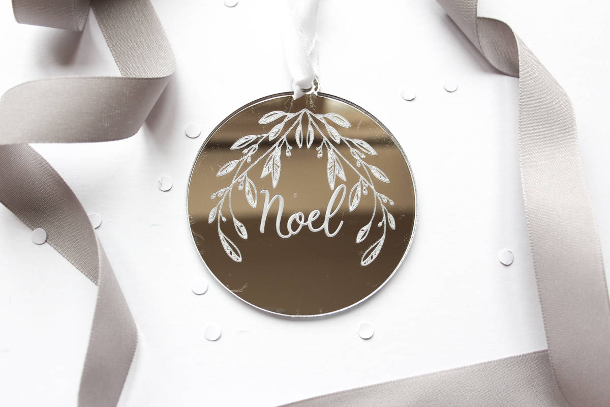 Personalised Christmas Bauble, Xmas Decor Bauble