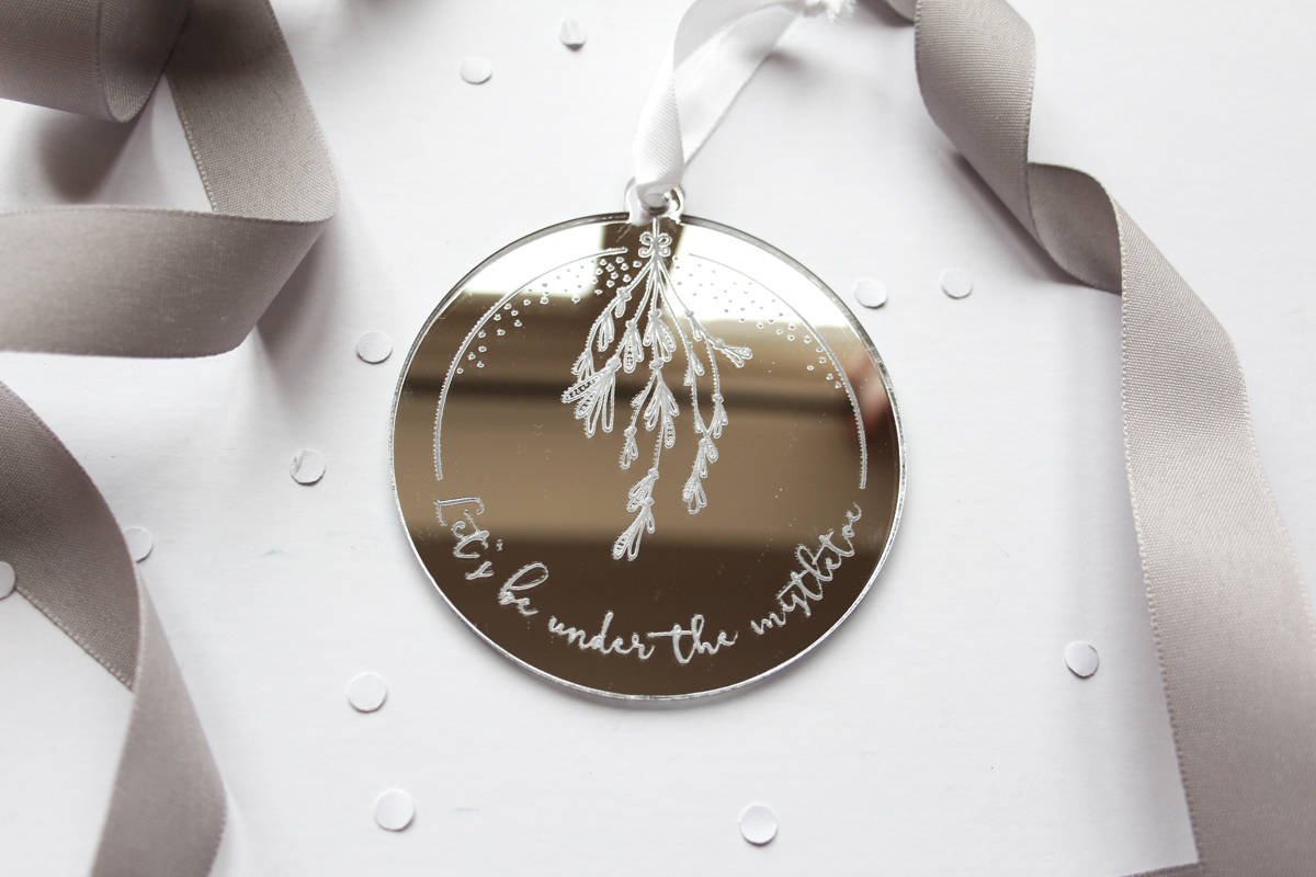 Mistletoe Bauble, Christmas Gift