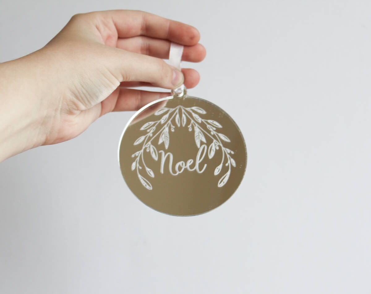 Personalised Christmas Bauble, Xmas Decor Bauble