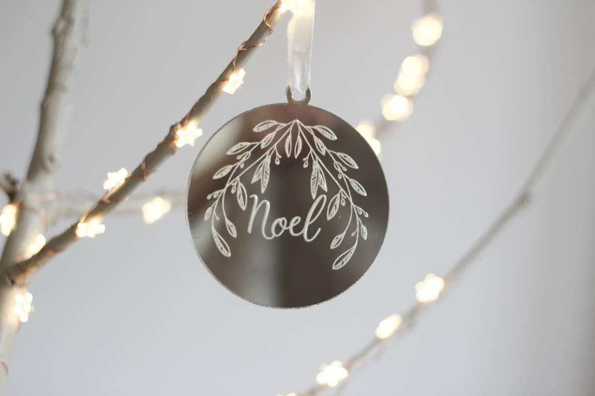 Personalised Christmas Bauble, Xmas Decor Bauble