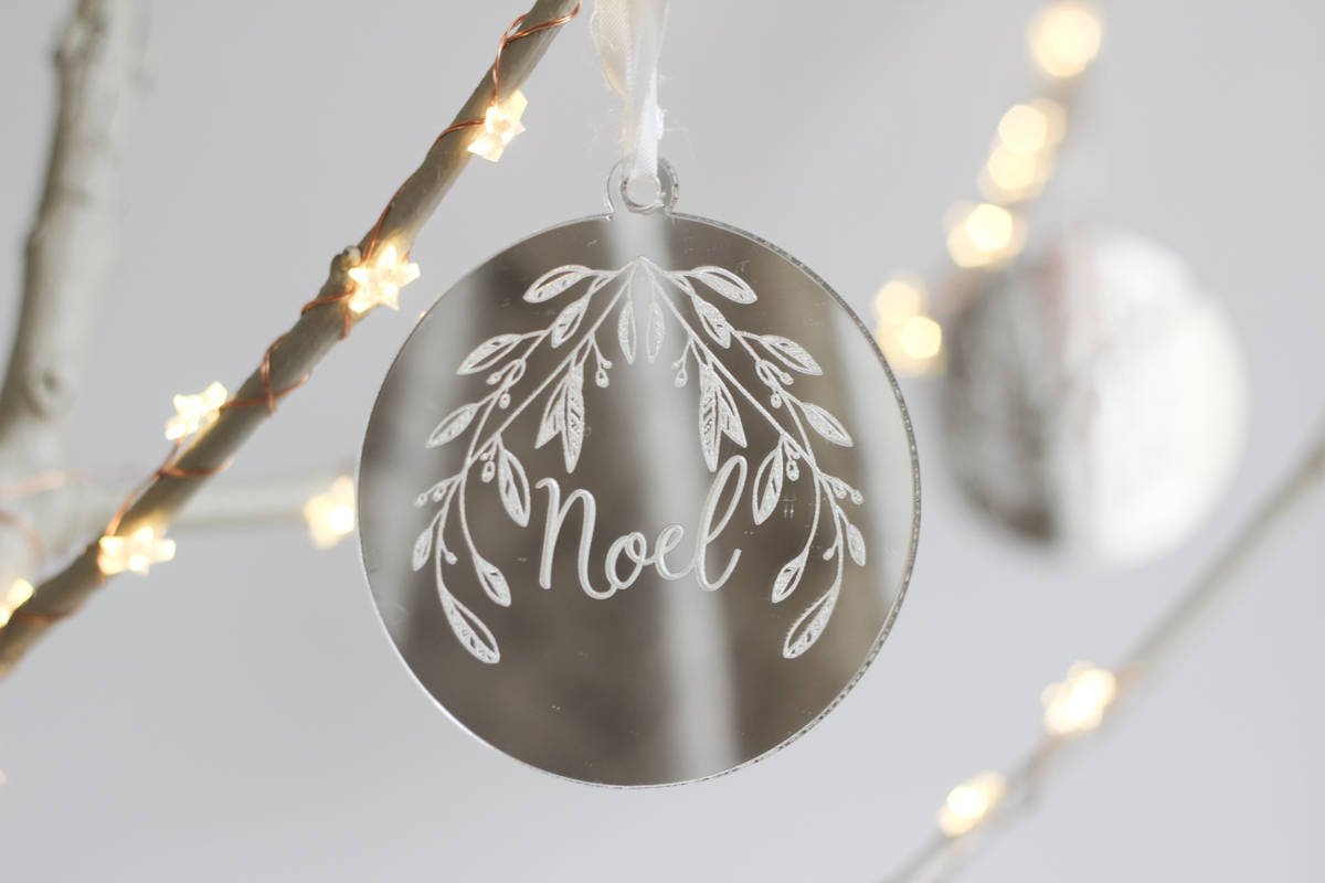 Personalised Christmas Bauble, Xmas Decor Bauble