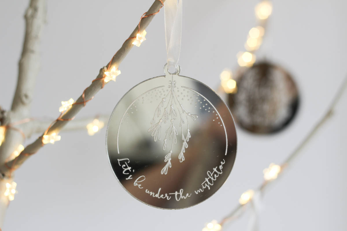 Mistletoe Bauble, Christmas Gift