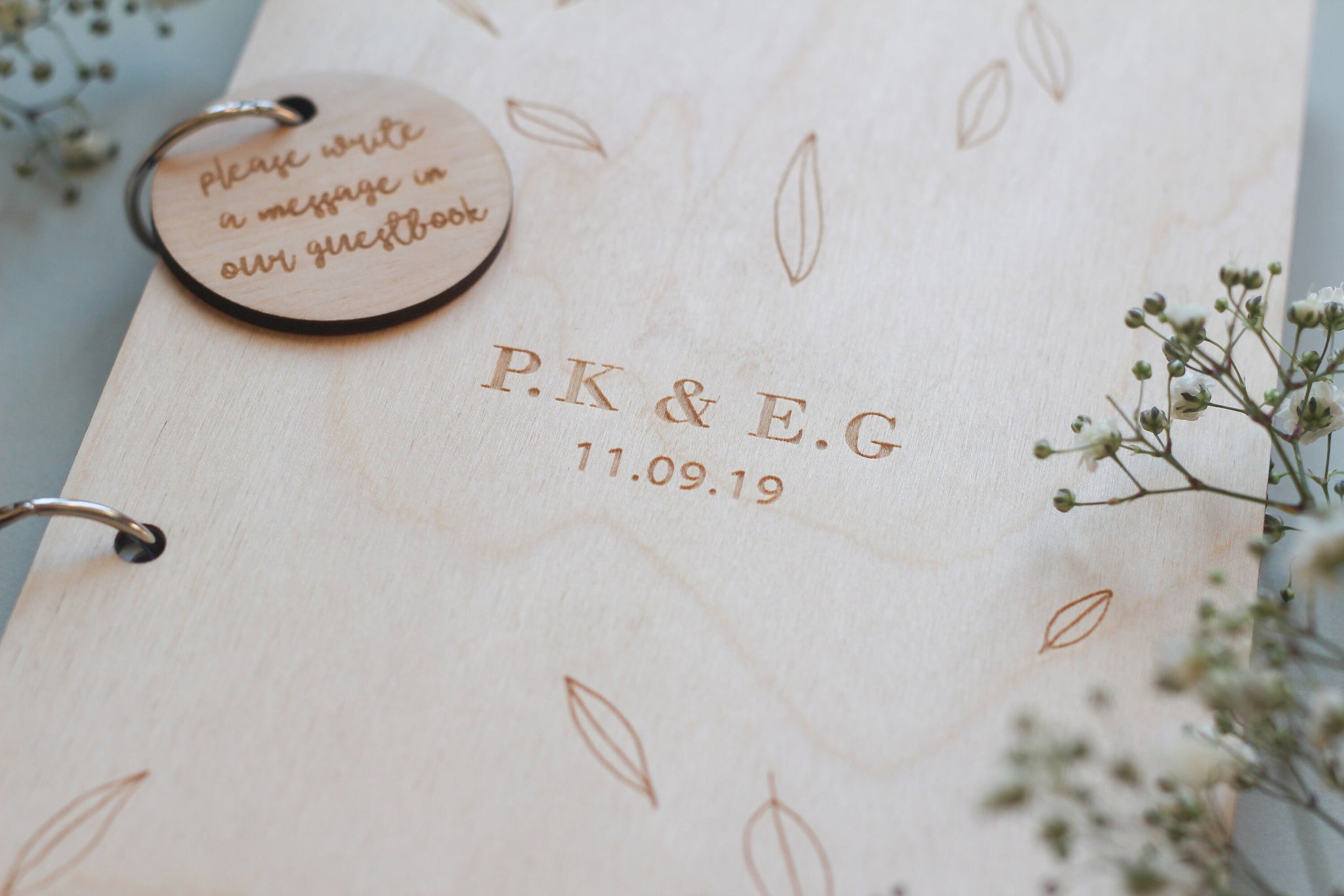 Floral Guestbook, Initial Guestbook
