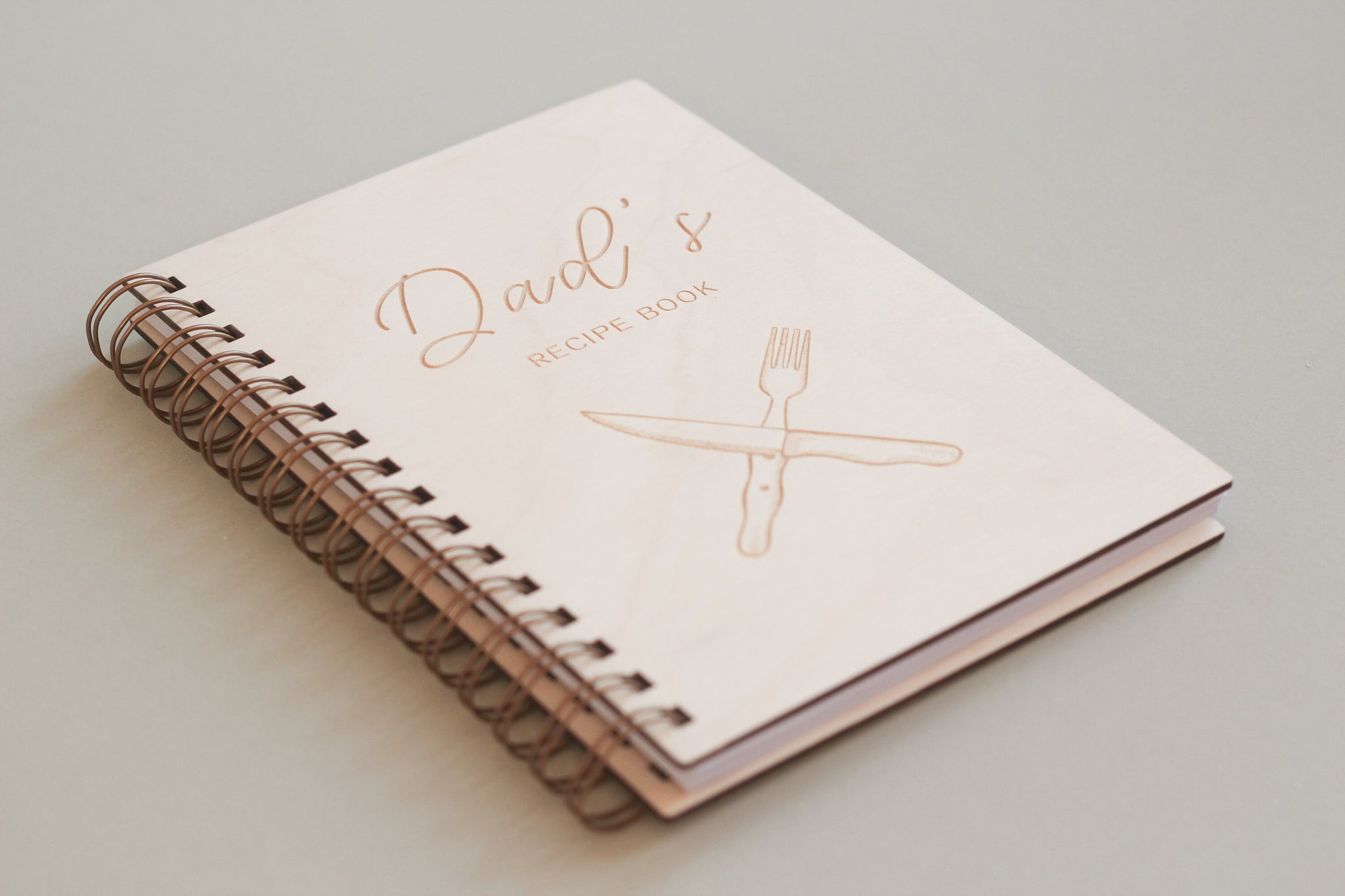 Blank Recipe Book, Personalised Recipe Journal