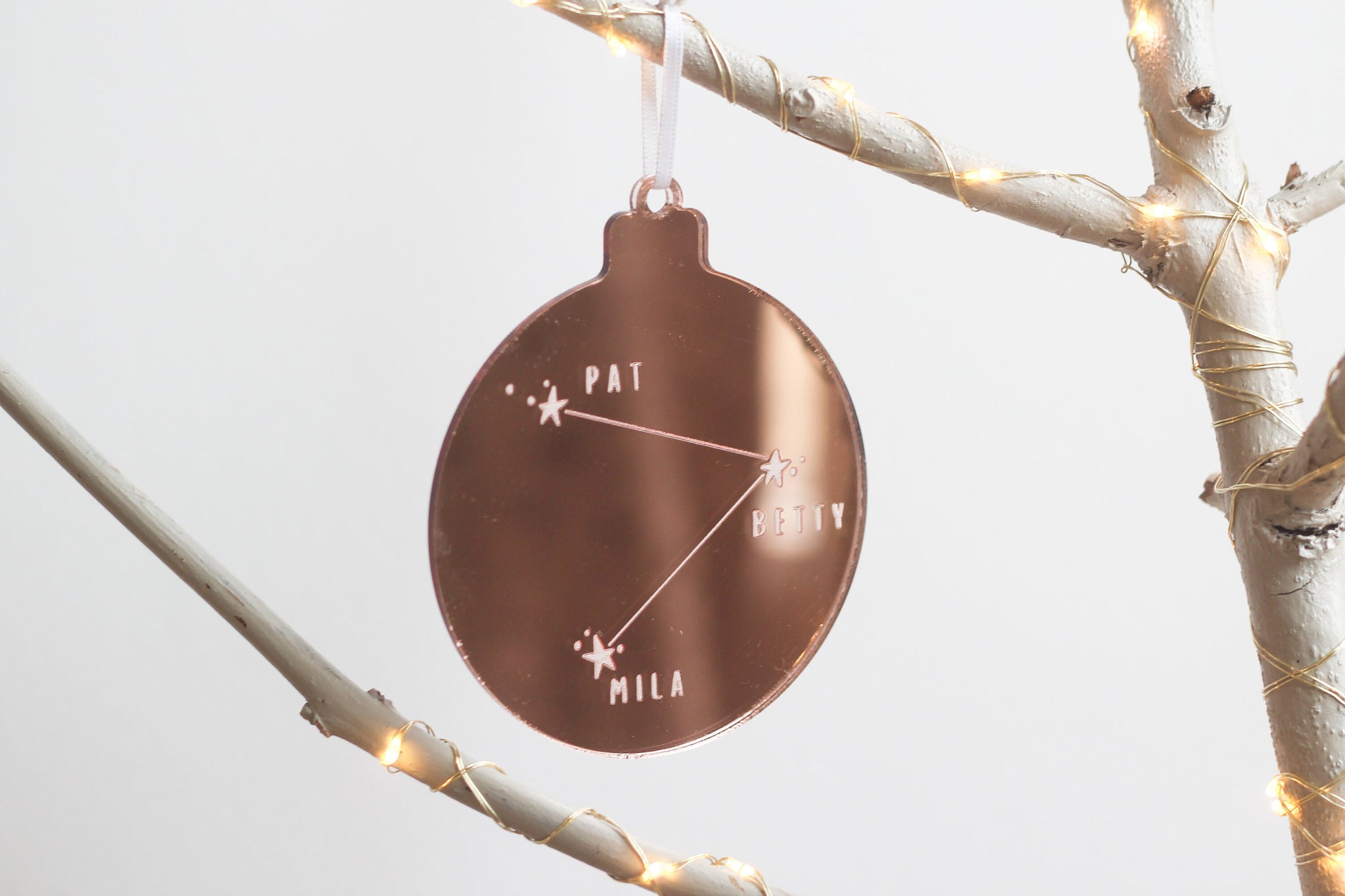 Personalised Ornament, Family Christmas Bauble