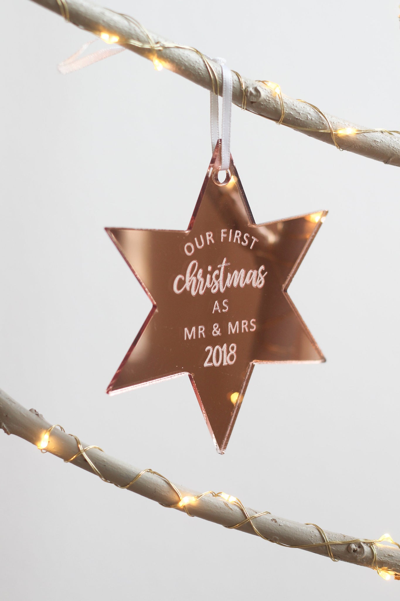 Personalised Ornament, Our First Xmas