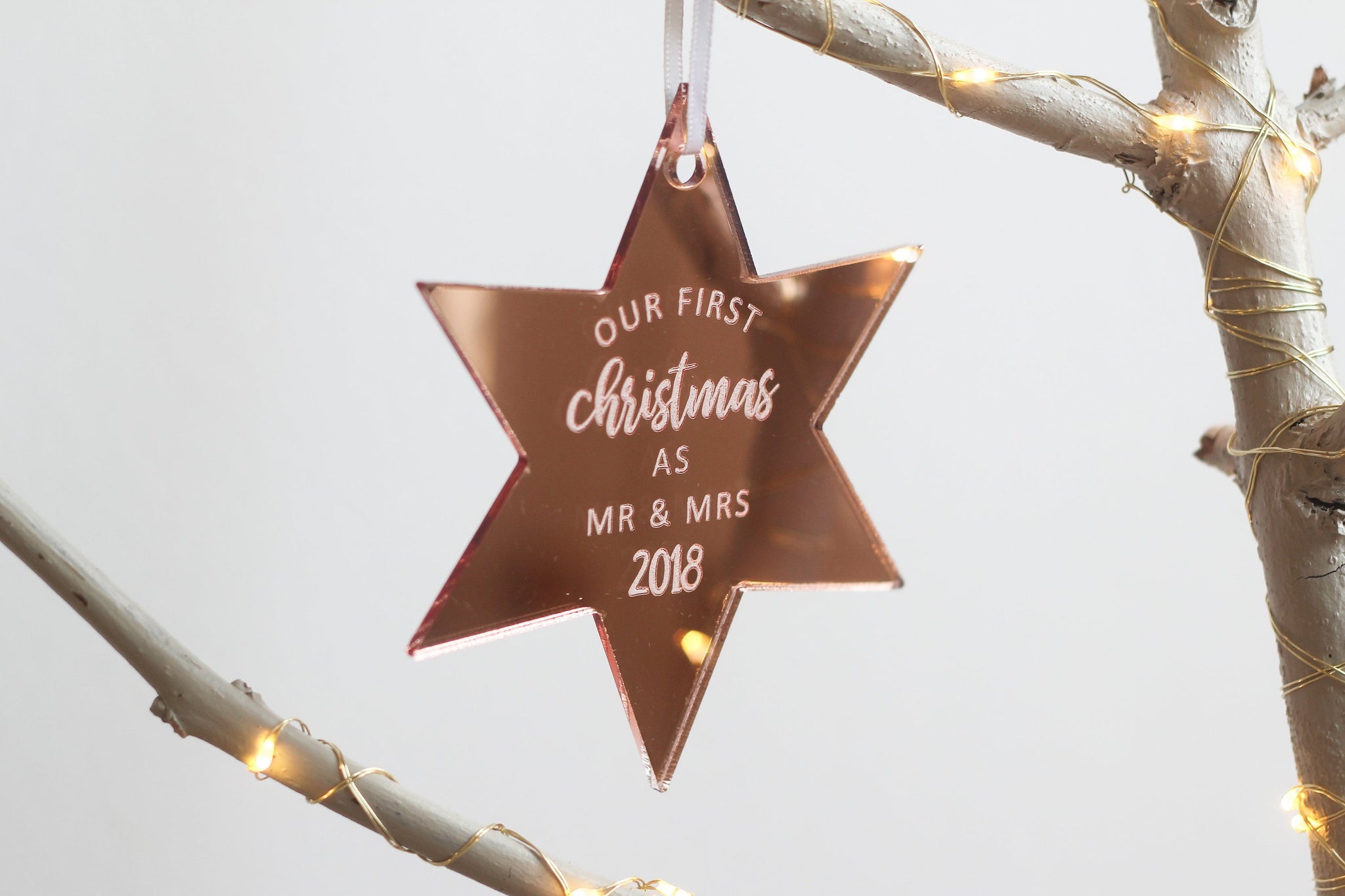 Personalised Ornament, Our First Xmas