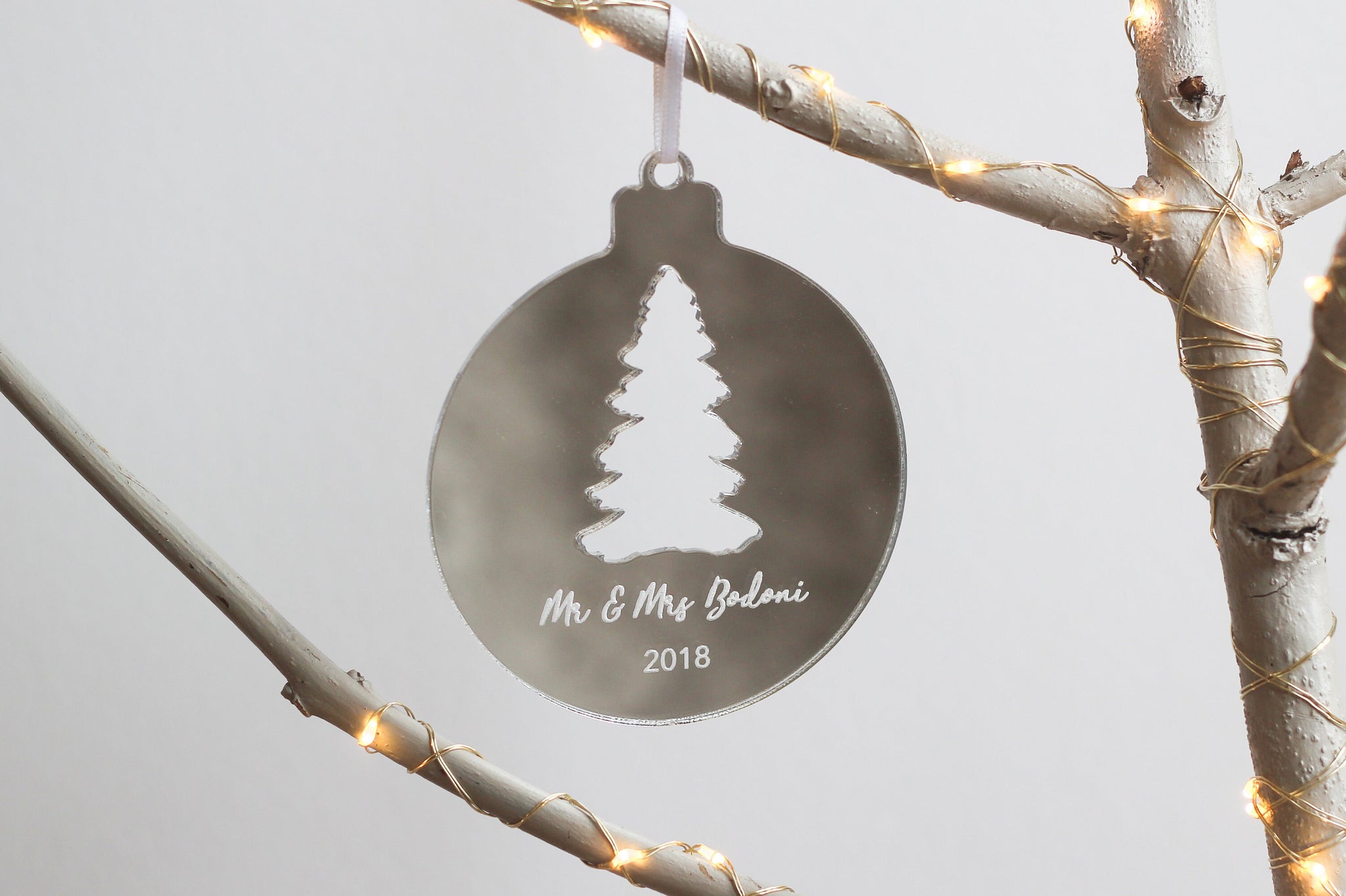 Personalised Ornament, Custom Names Bauble