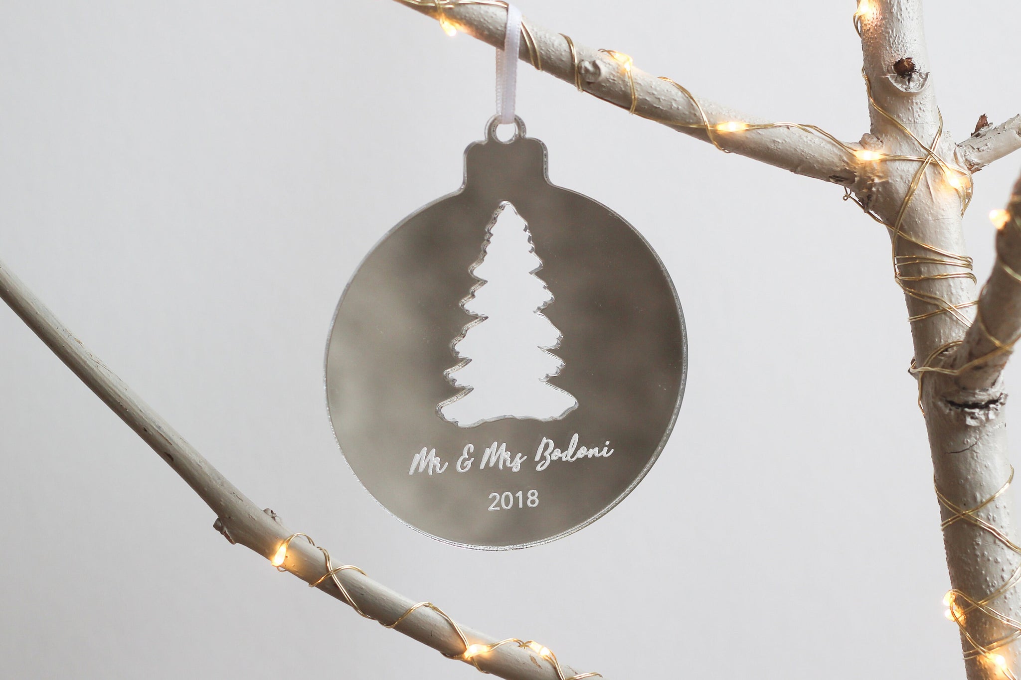 Personalised Ornament, Custom Names Bauble