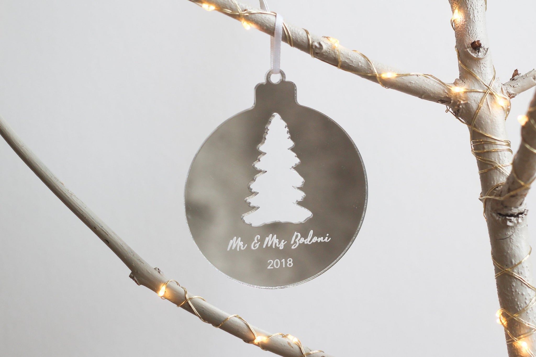 Personalised Ornament, Custom Names Bauble