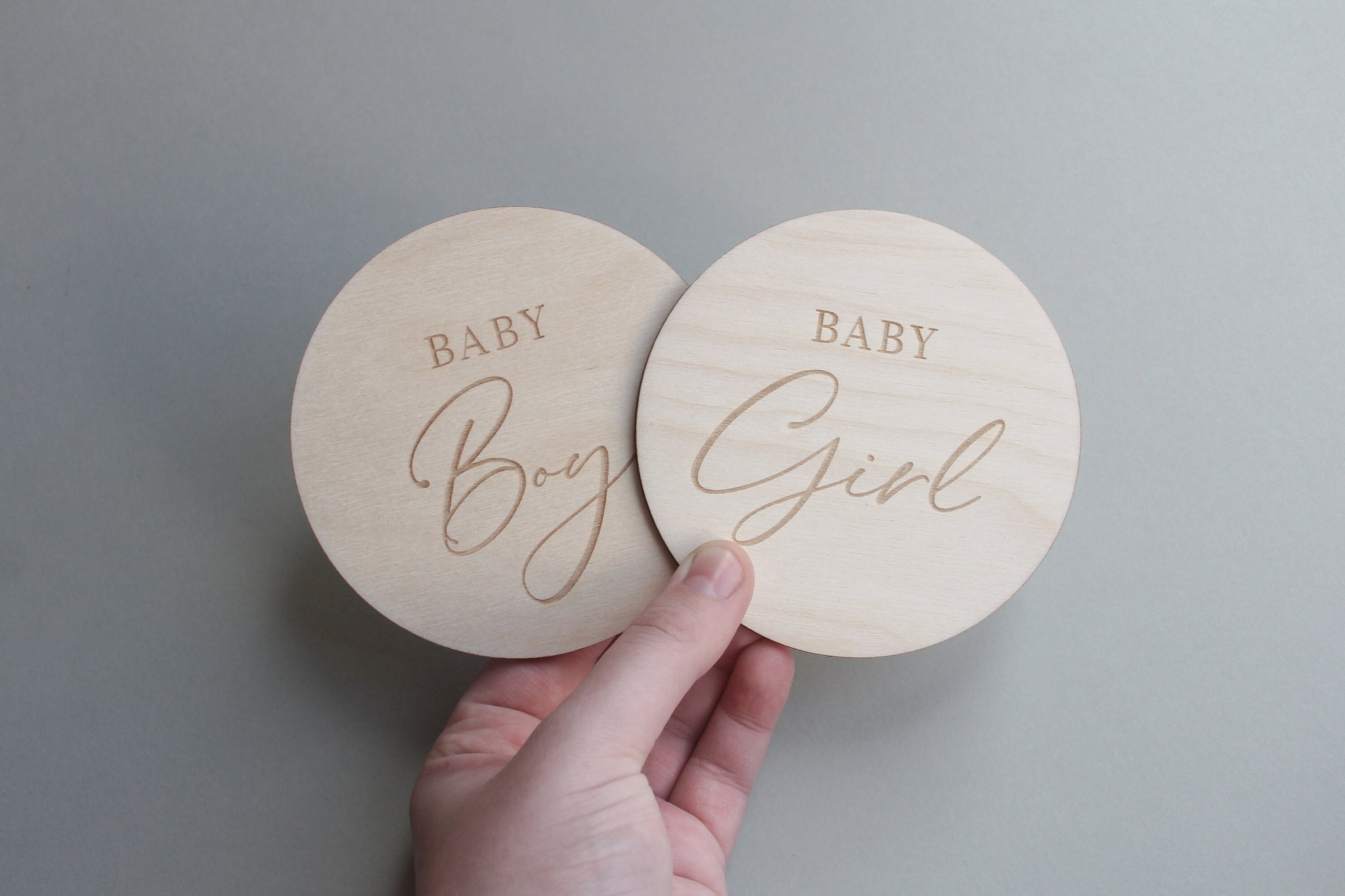 Wooden Baby Milestones, Baby Milestone Cards