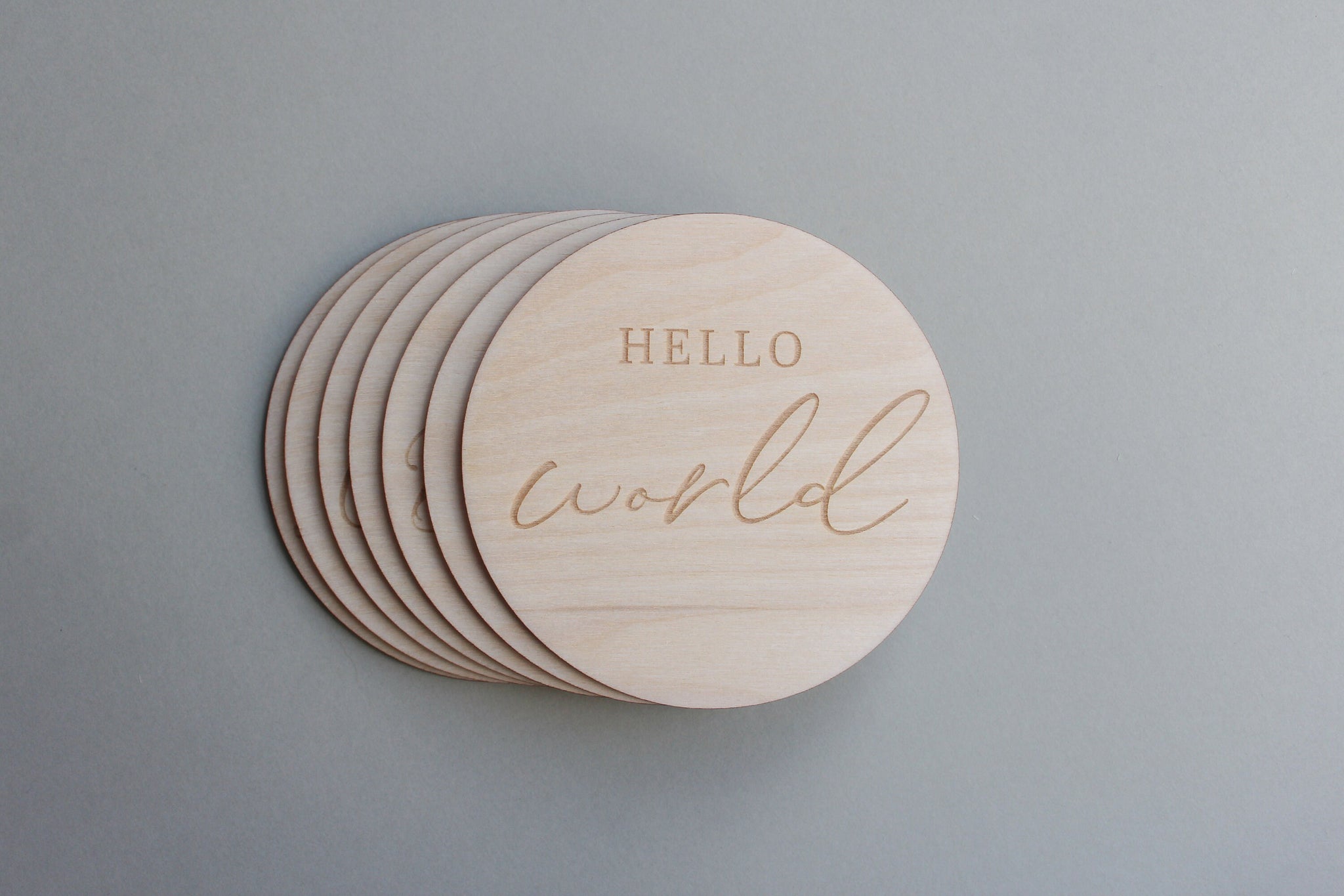 Wooden Baby Milestones, Baby Milestone Cards