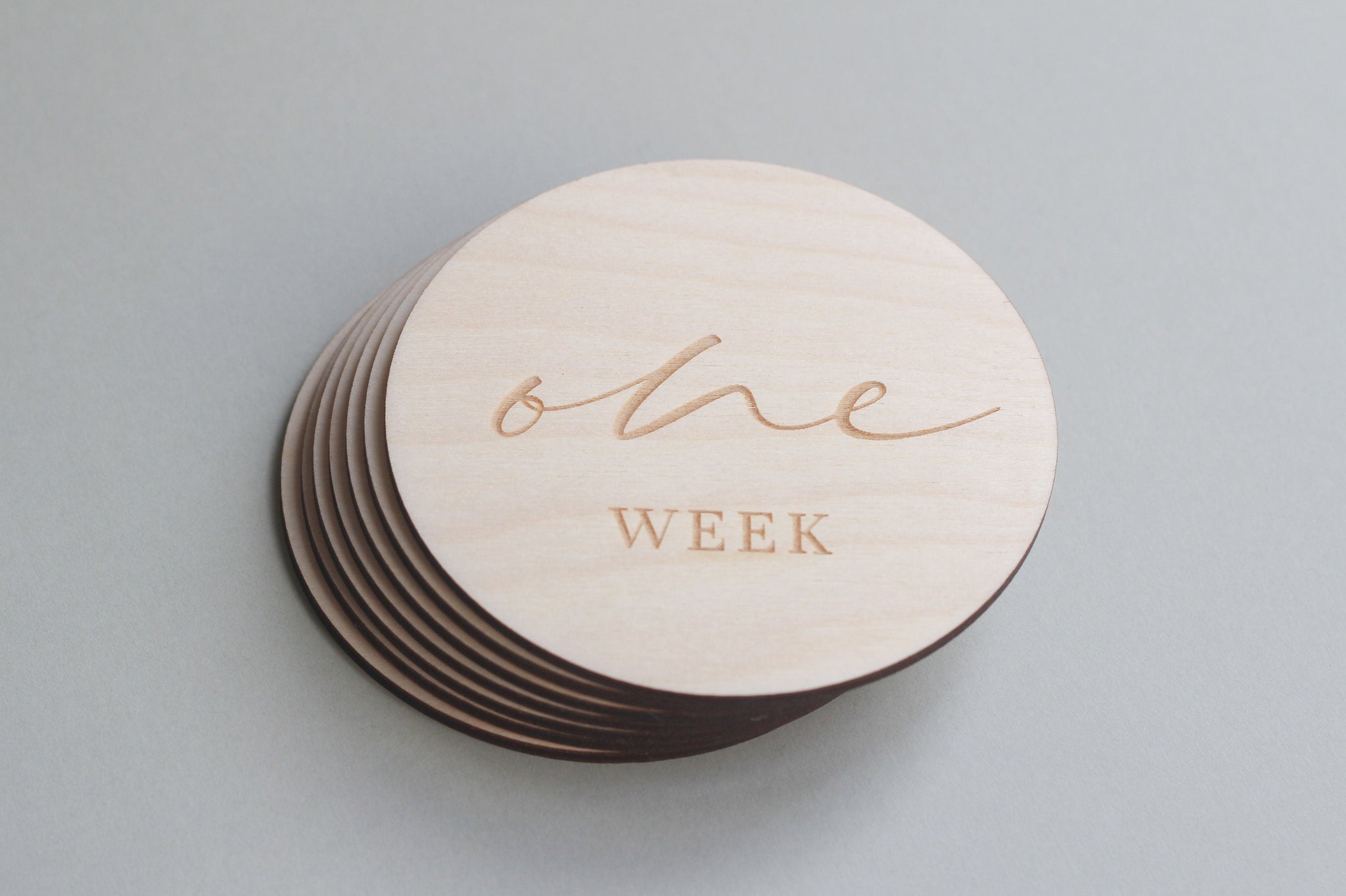 Wooden Baby Milestones,Monthly Milestone Cards