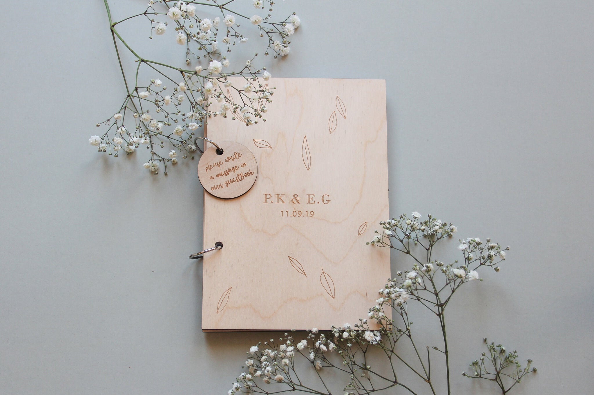 Floral Guestbook, Initial Guestbook