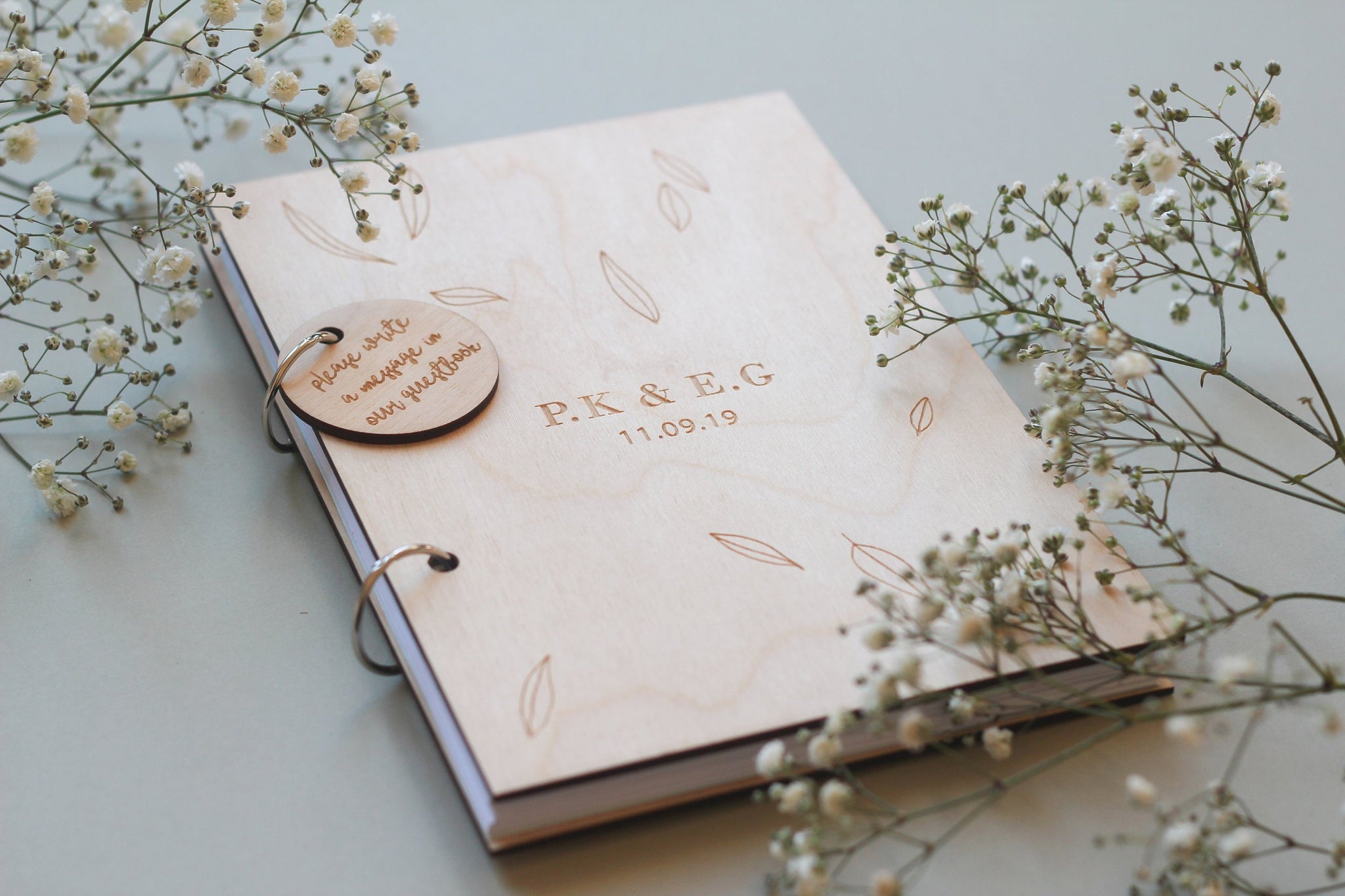 Floral Guestbook, Initial Guestbook