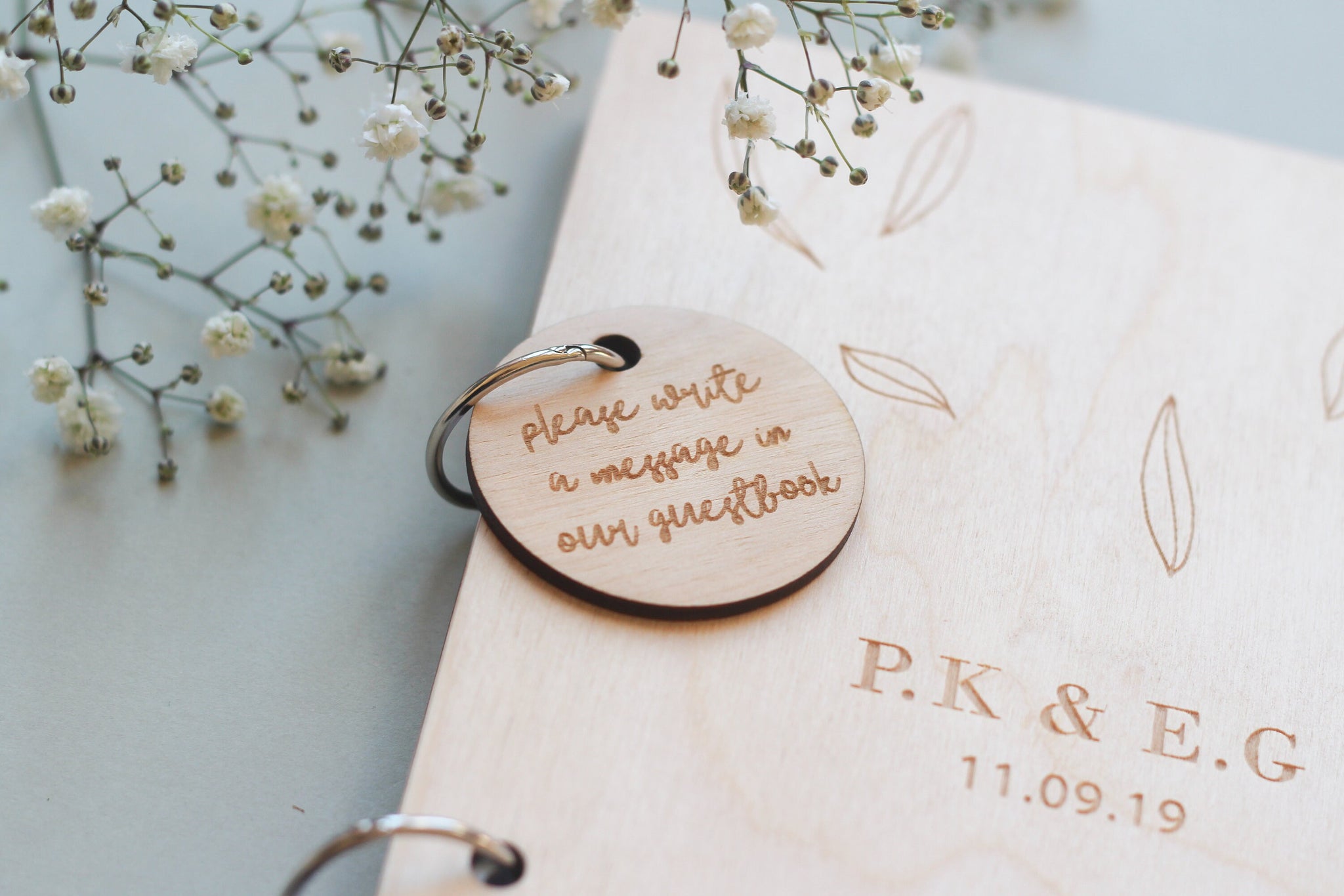 Floral Guestbook, Initial Guestbook