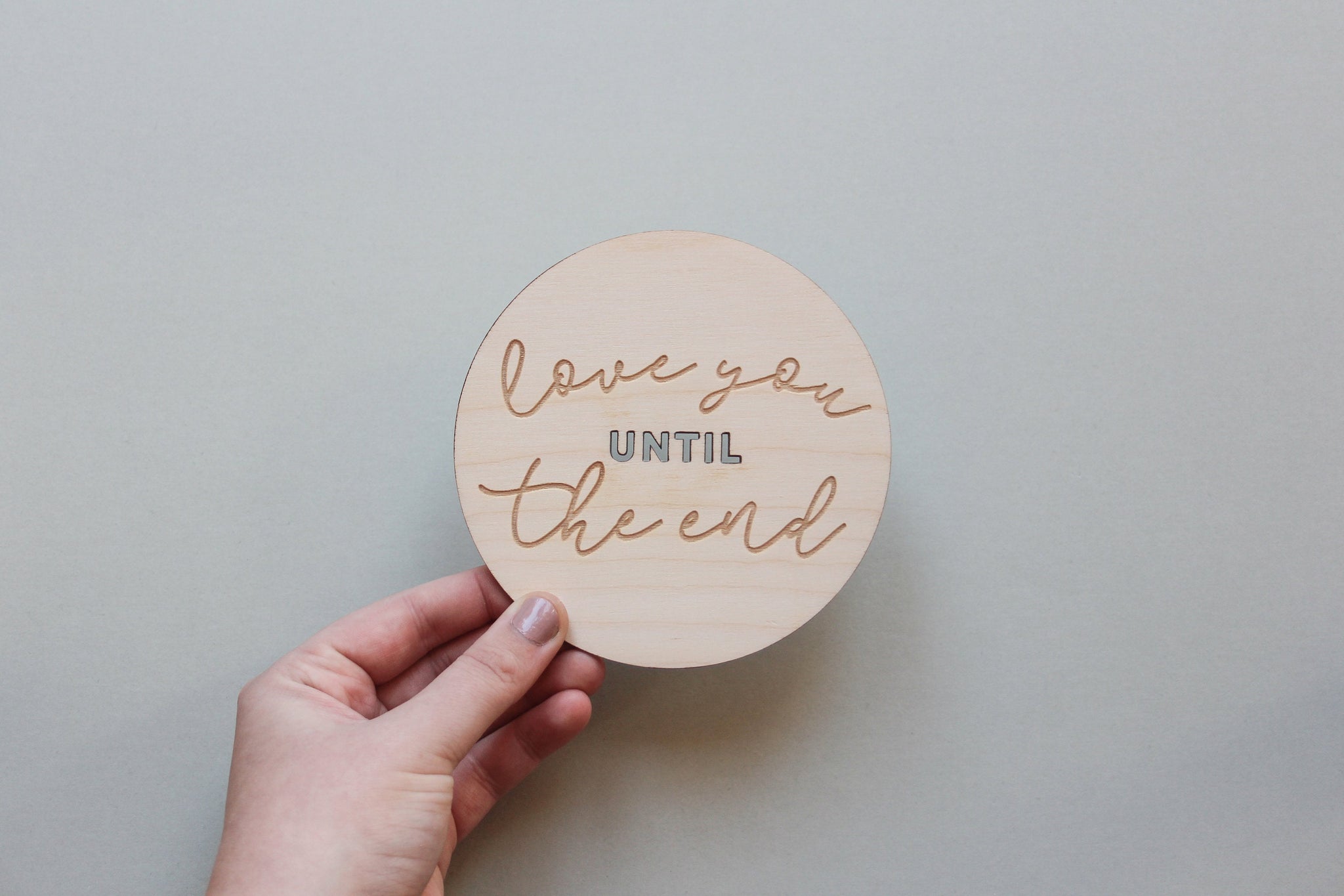 Love You Card, Wooden Valentine's Card