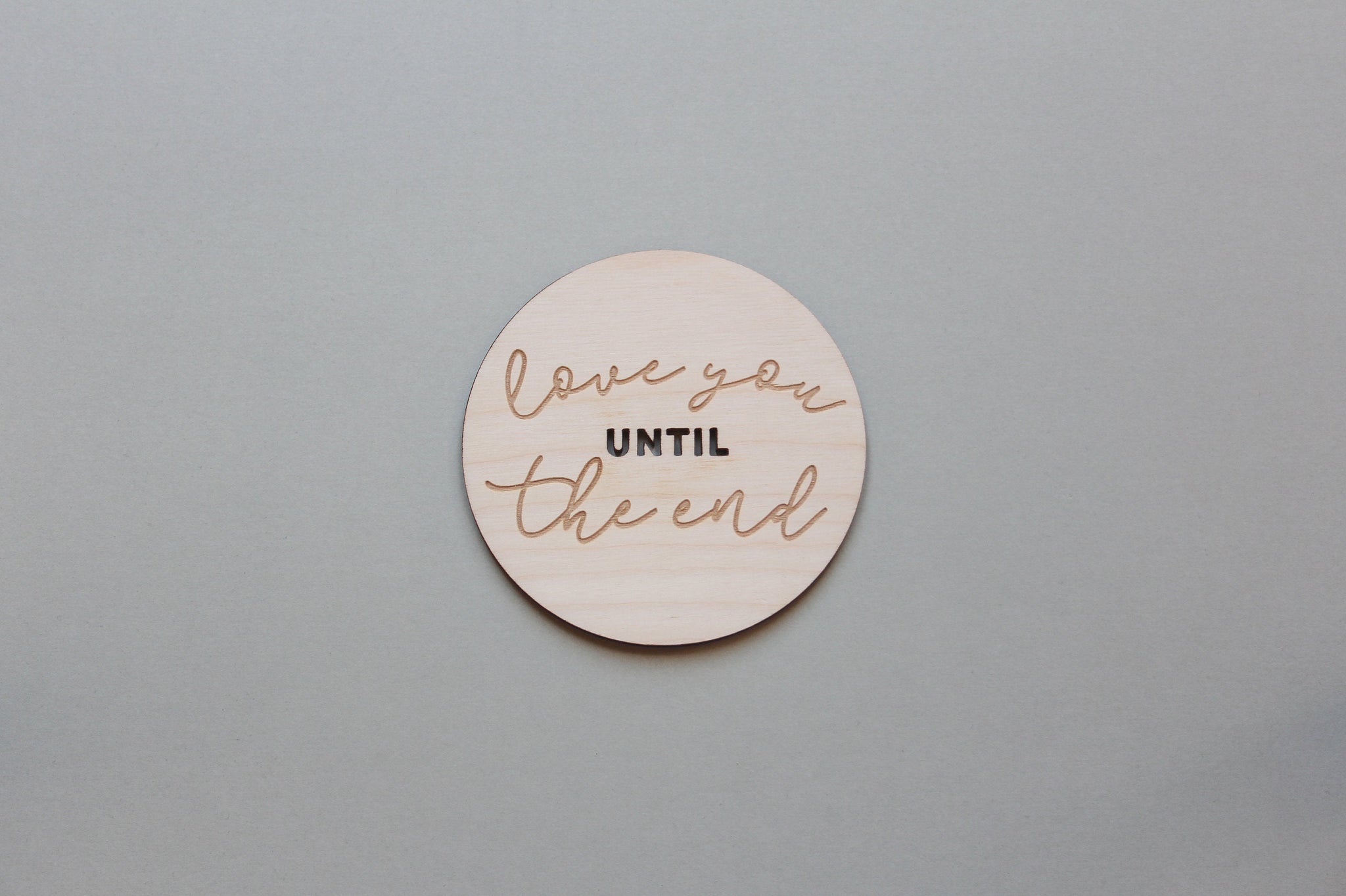 Love You Card, Wooden Valentine's Card