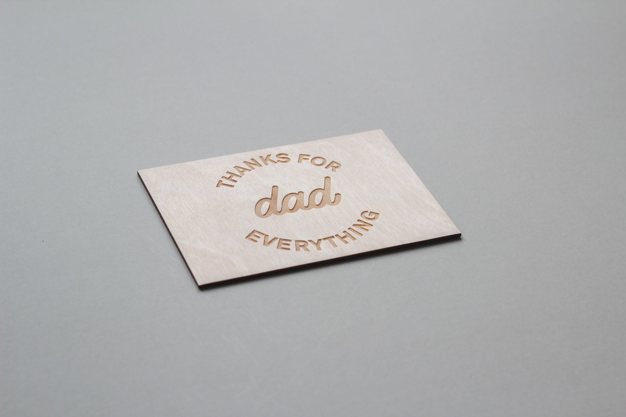 Wood Card, Father's Day Card