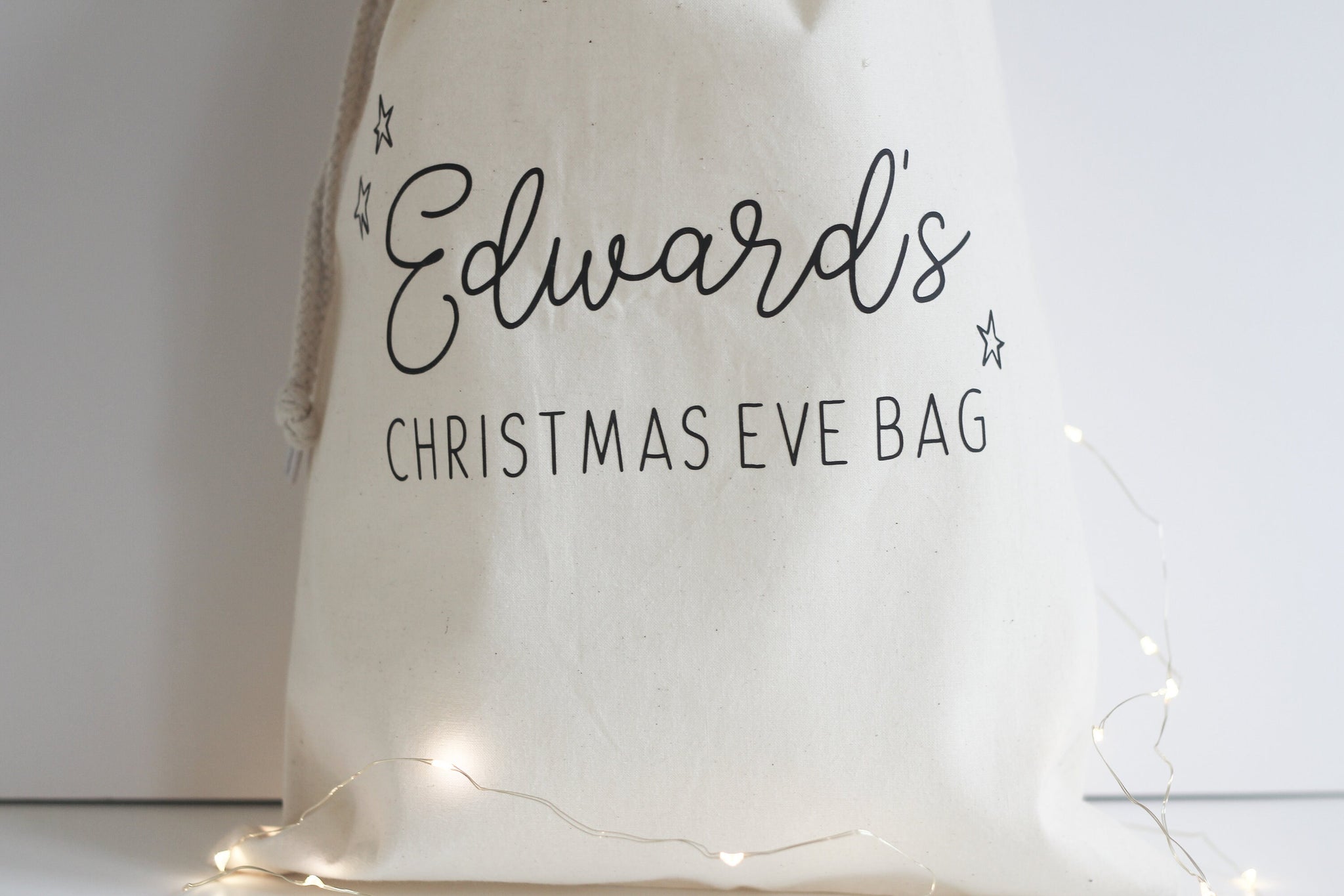 Christmas Eve Bag, Custom Santa Sack