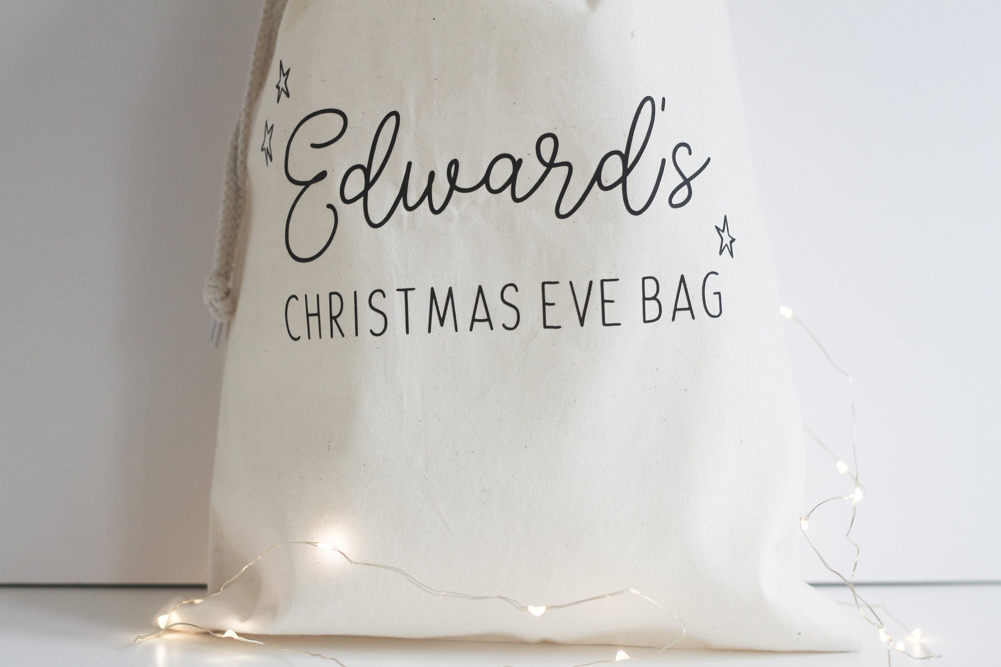 Christmas Eve Bag, Custom Santa Sack