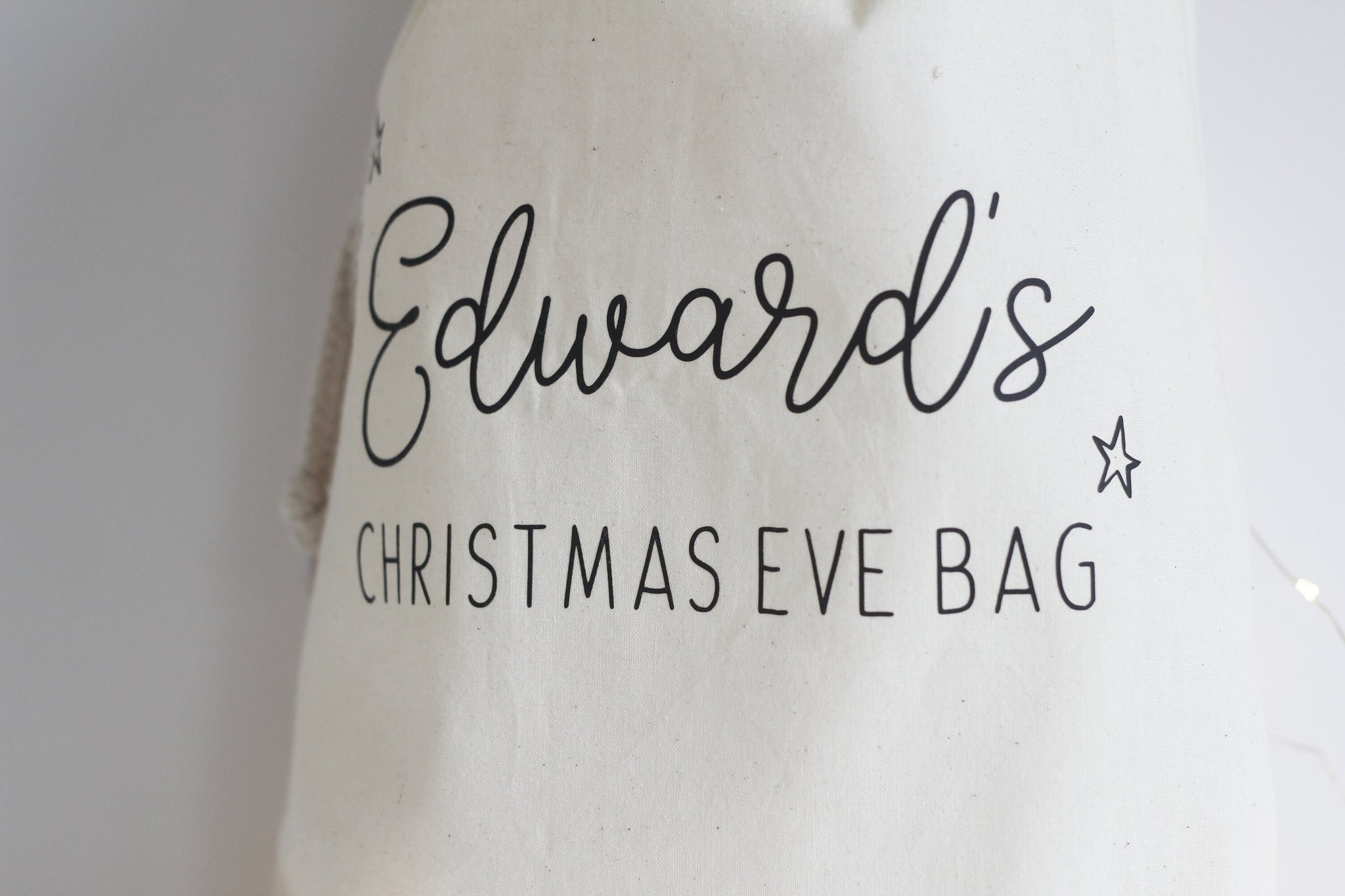 Christmas Eve Bag, Custom Santa Sack