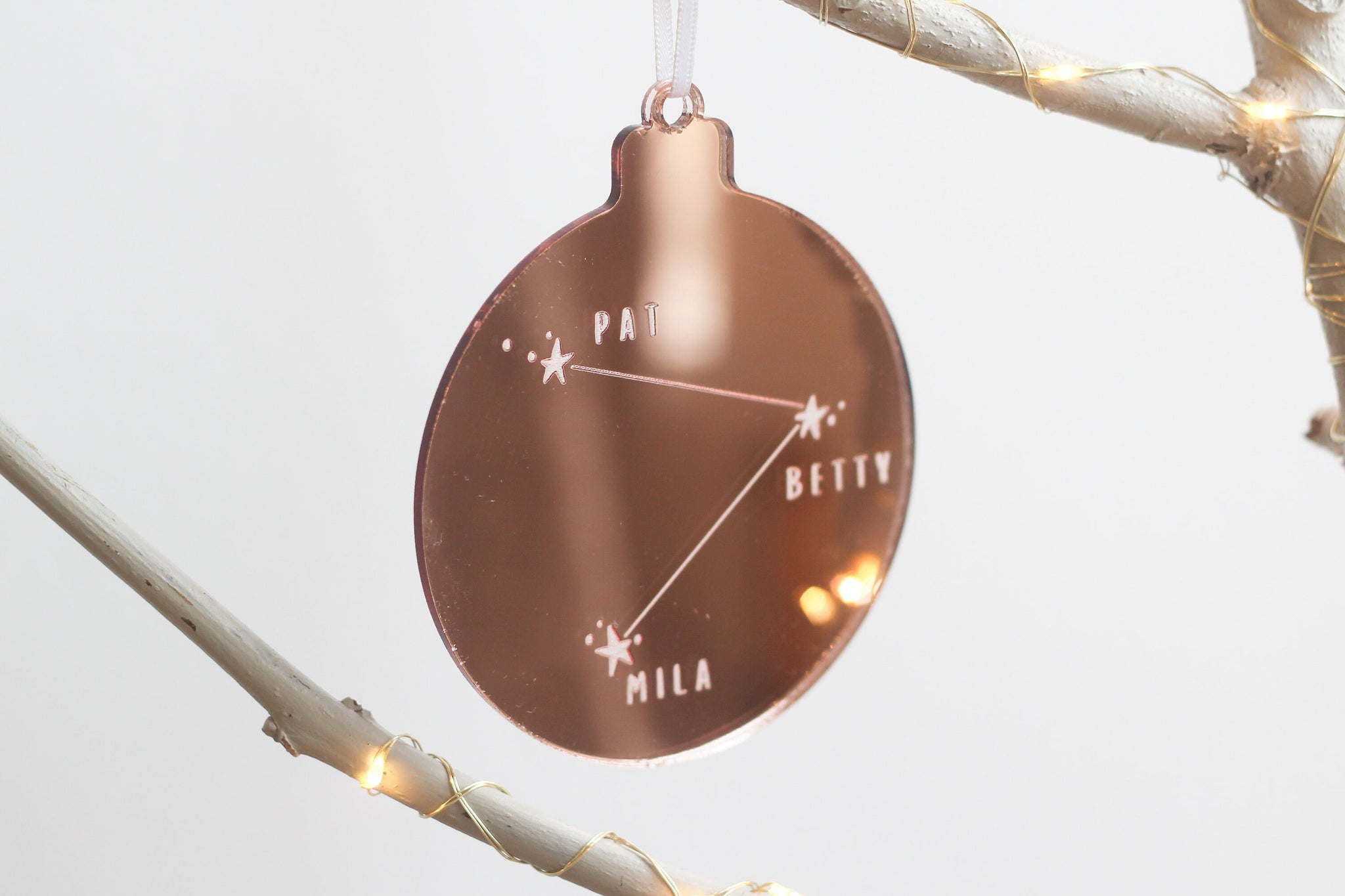 Personalised Ornament, Family Christmas Bauble
