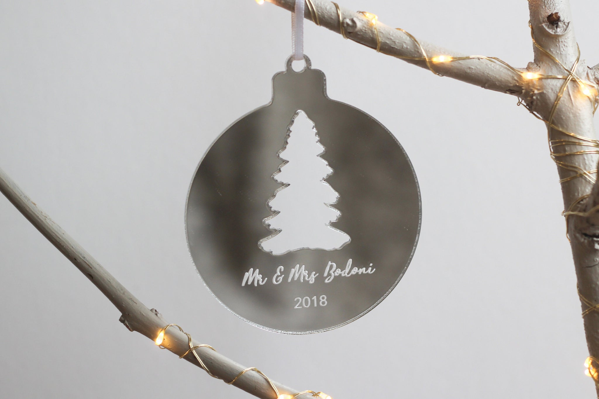 Personalised Ornament, Custom Names Bauble