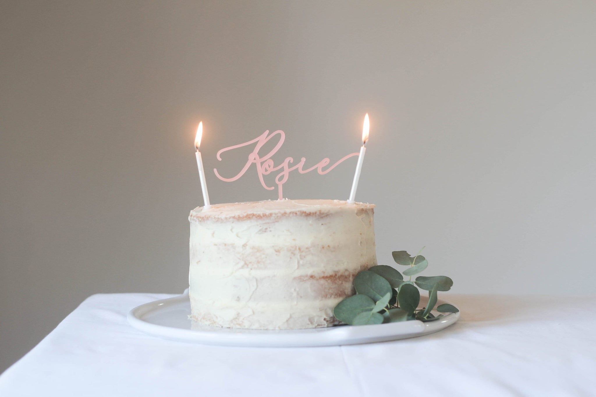 Custom Name Cake Topper Perfect To Finish That Unique Cake For Someones Birthday Or Other Special Celebration