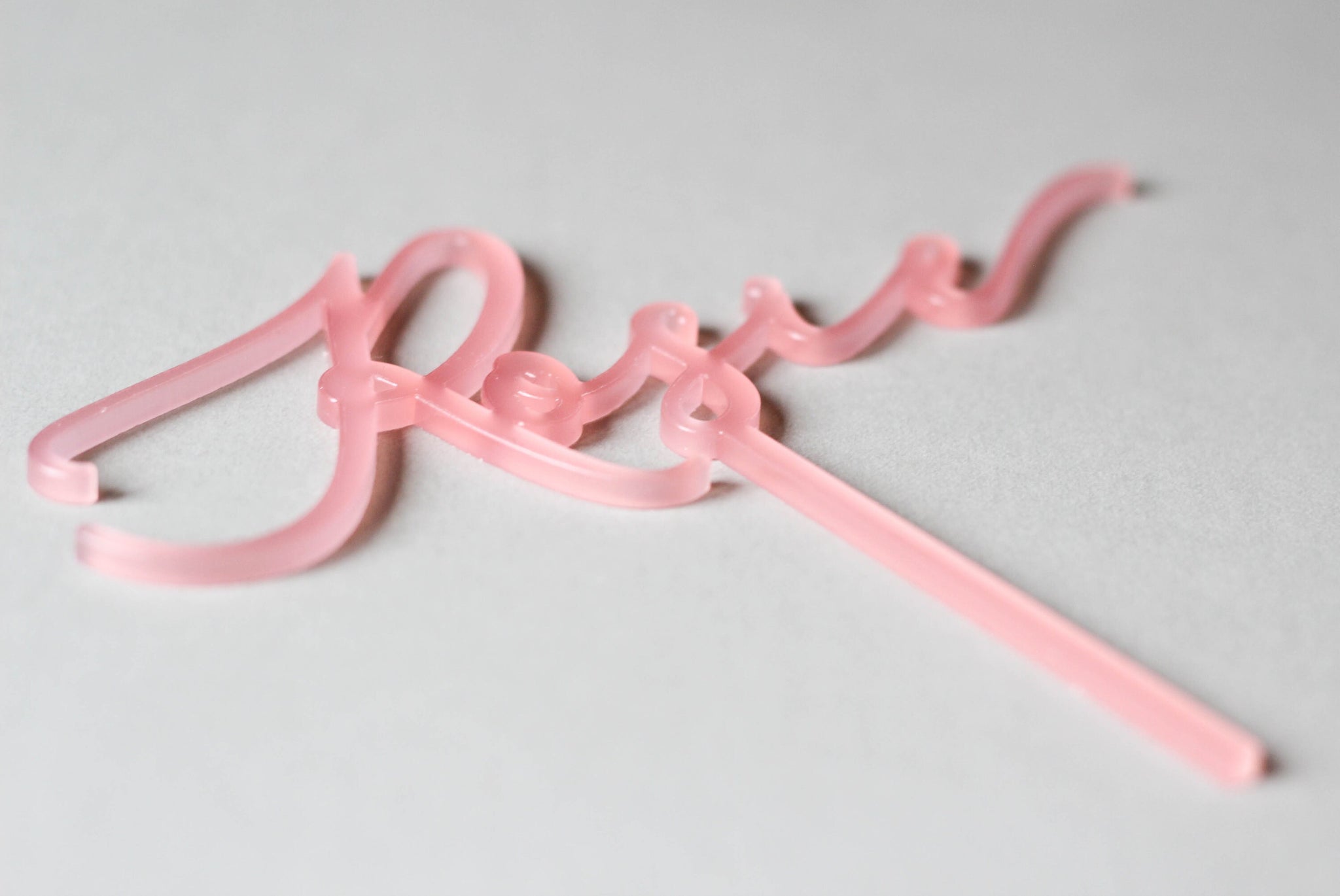Custom Name Cake Topper Perfect To Finish That Unique Cake For Someones Birthday Or Other Special Celebration
