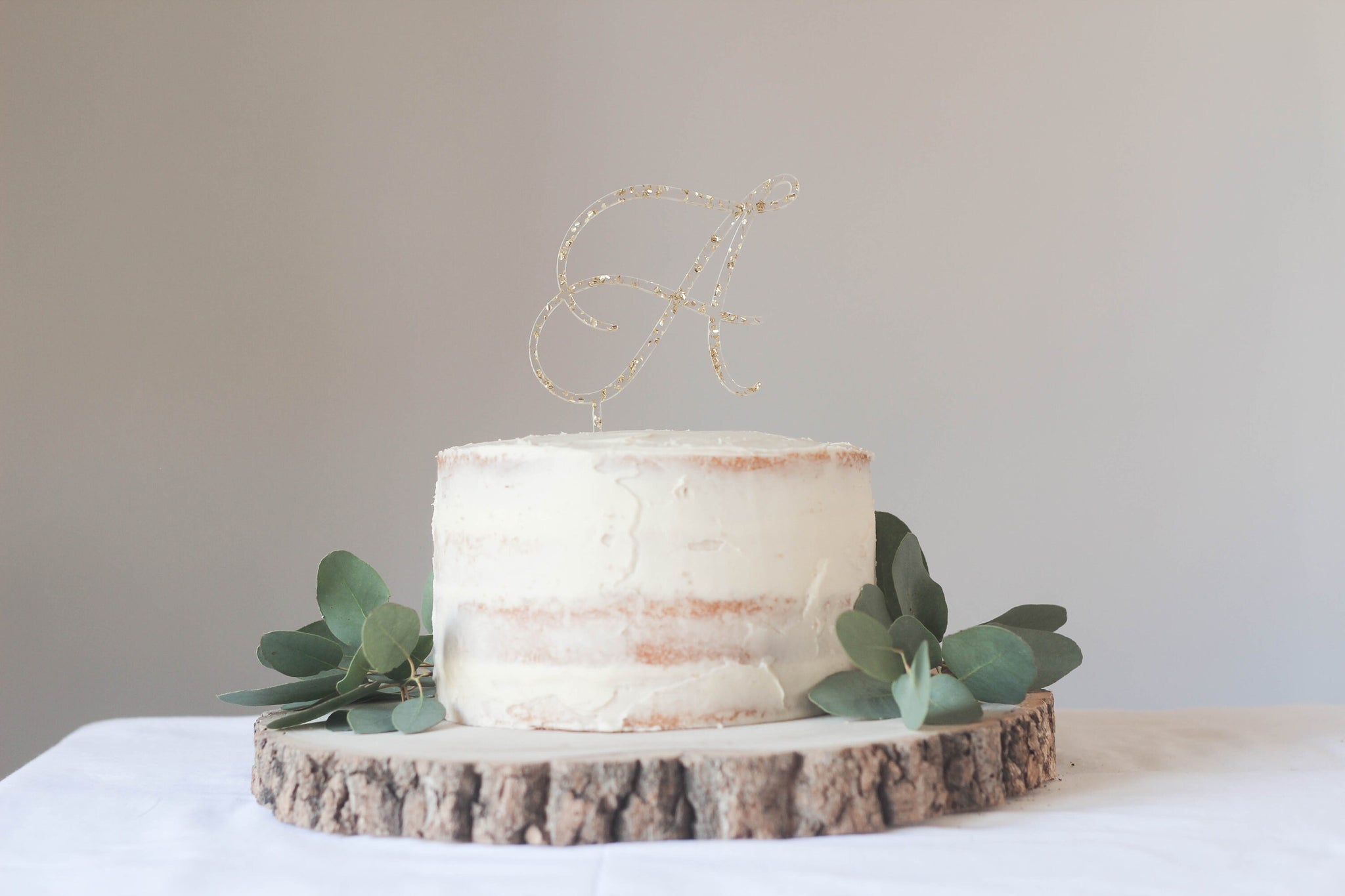 Custom Initial Wedding Cake Topper