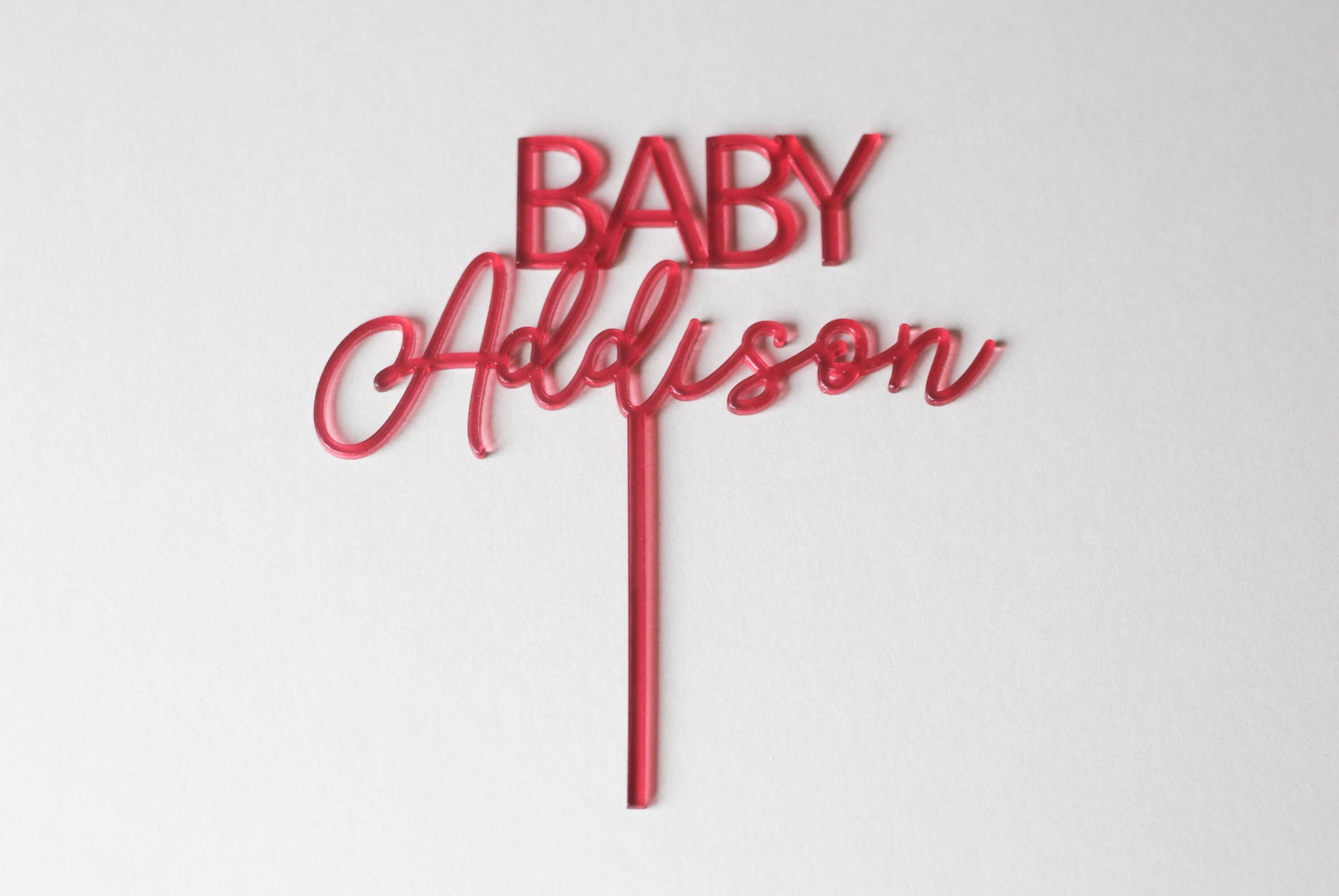 Baby Birthday Cake Topper, Personalised Cake Topper