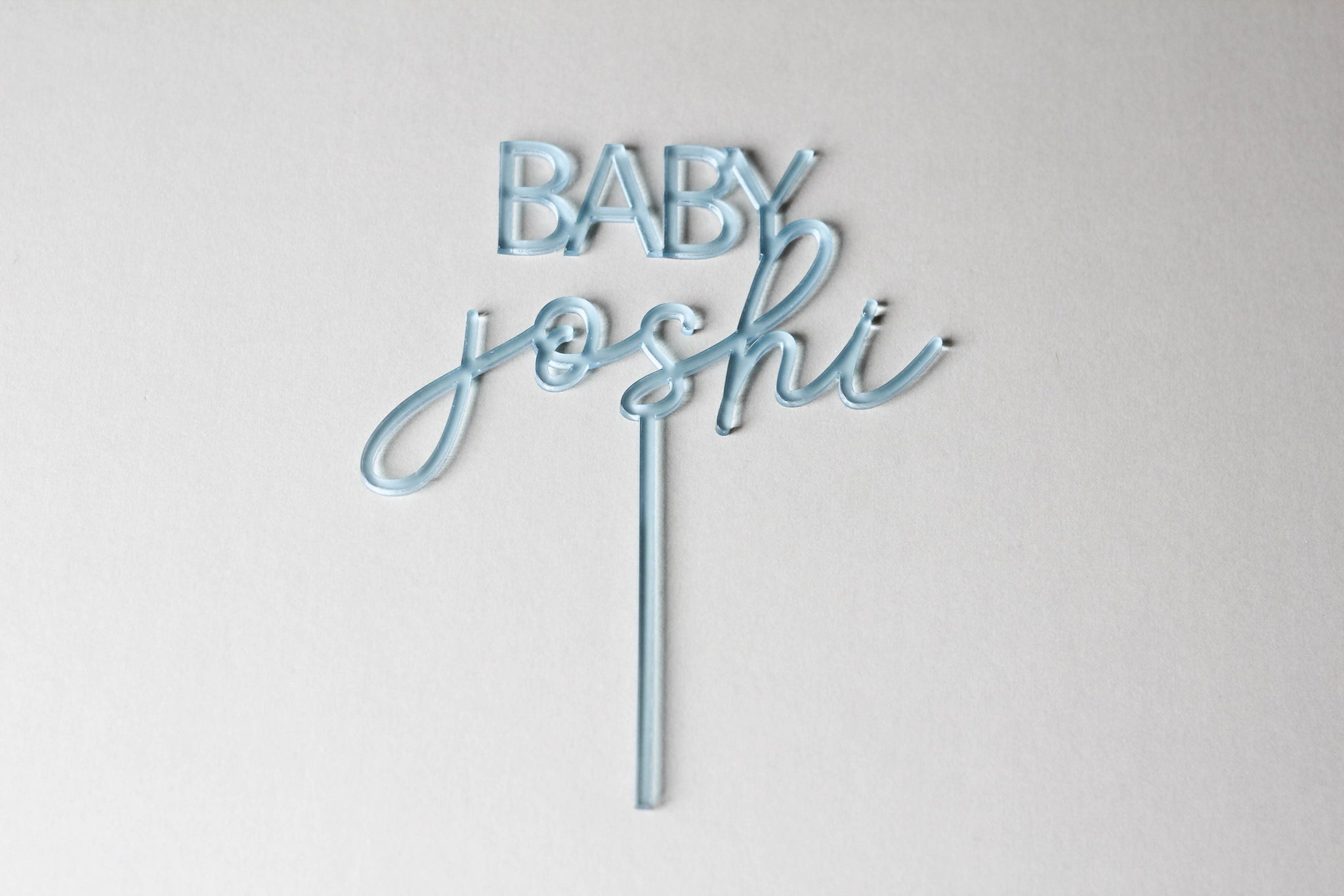 Baby Shower Birthday Cake Topper, Personalised Cake Topper