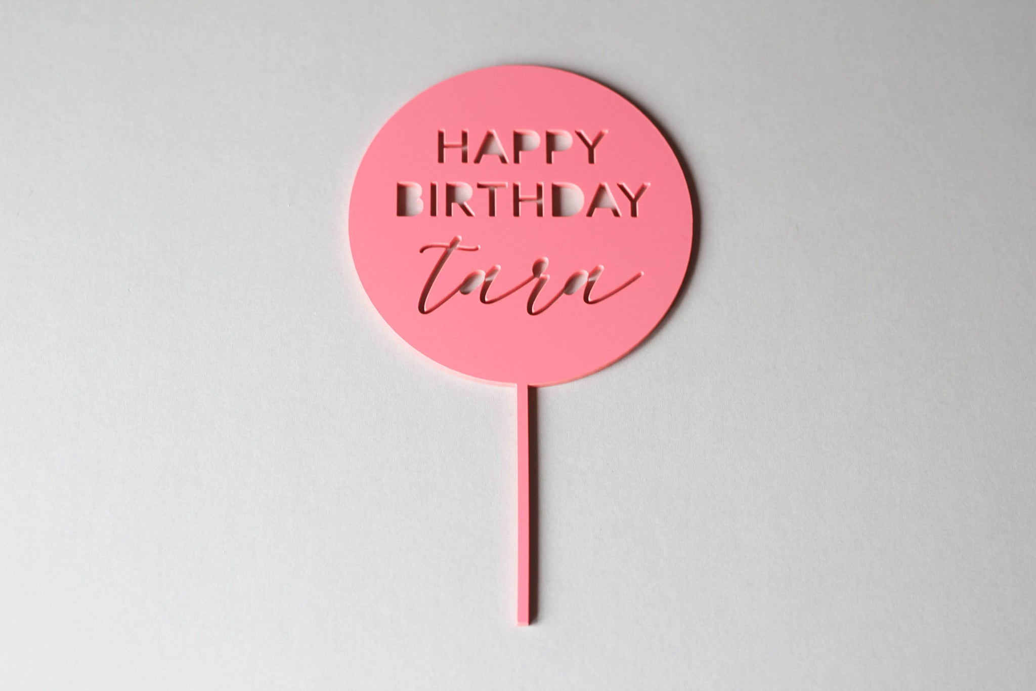 Happy Birthday Cake Topper, Personalised Cake Topper