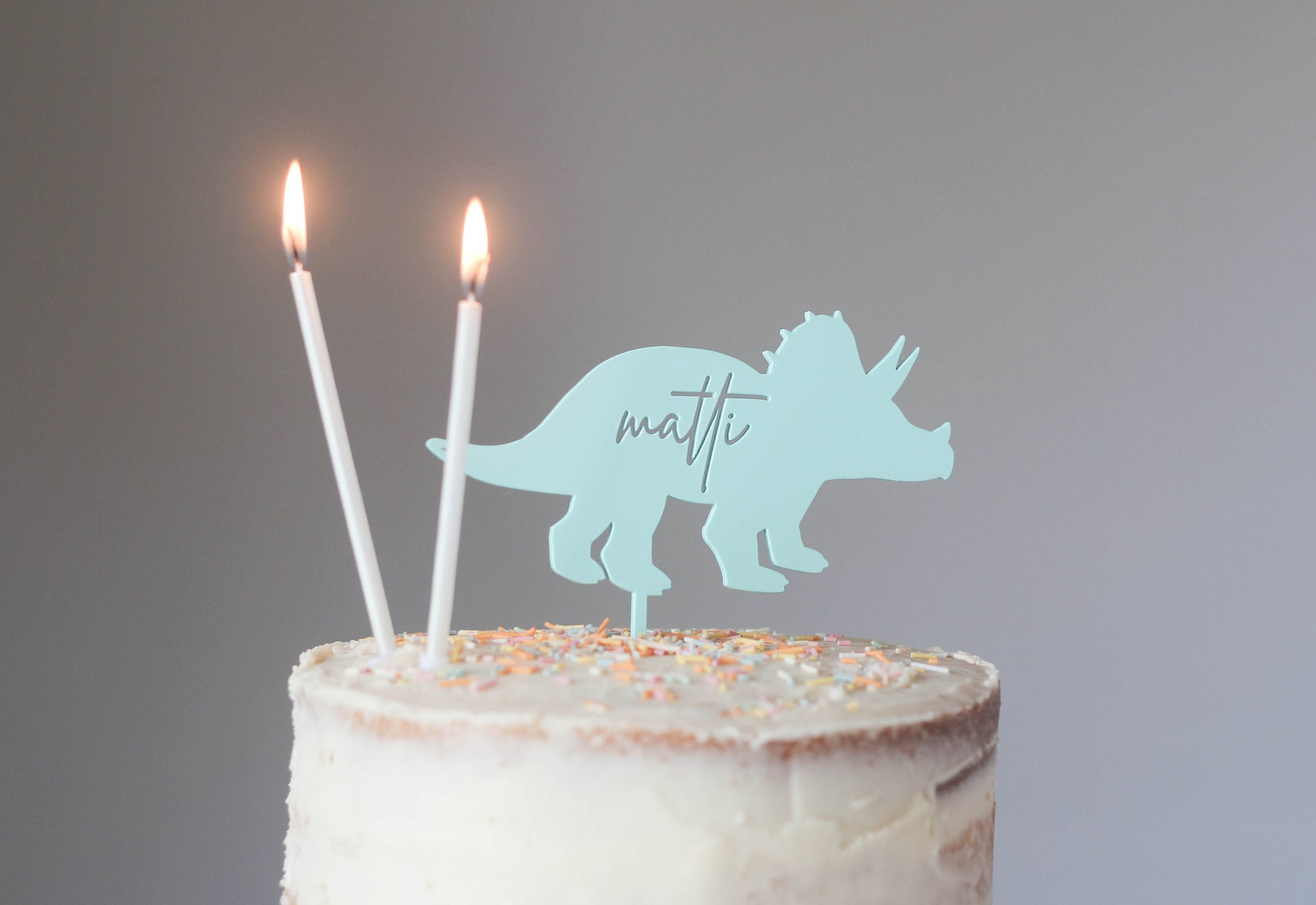 Dinosaur Birthday Cake Topper, Personalised Cake Topper