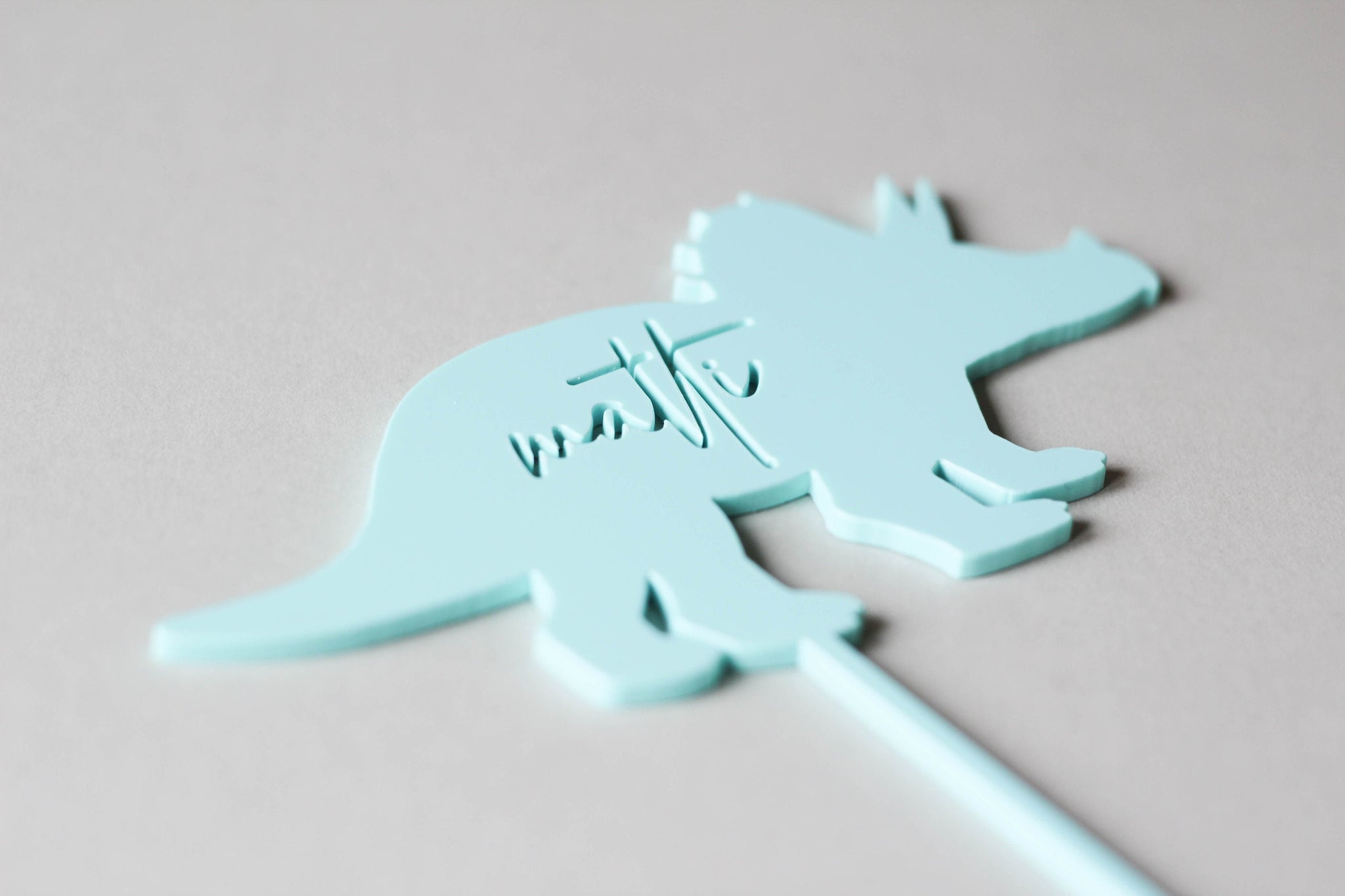 Dinosaur Birthday Cake Topper, Personalised Cake Topper