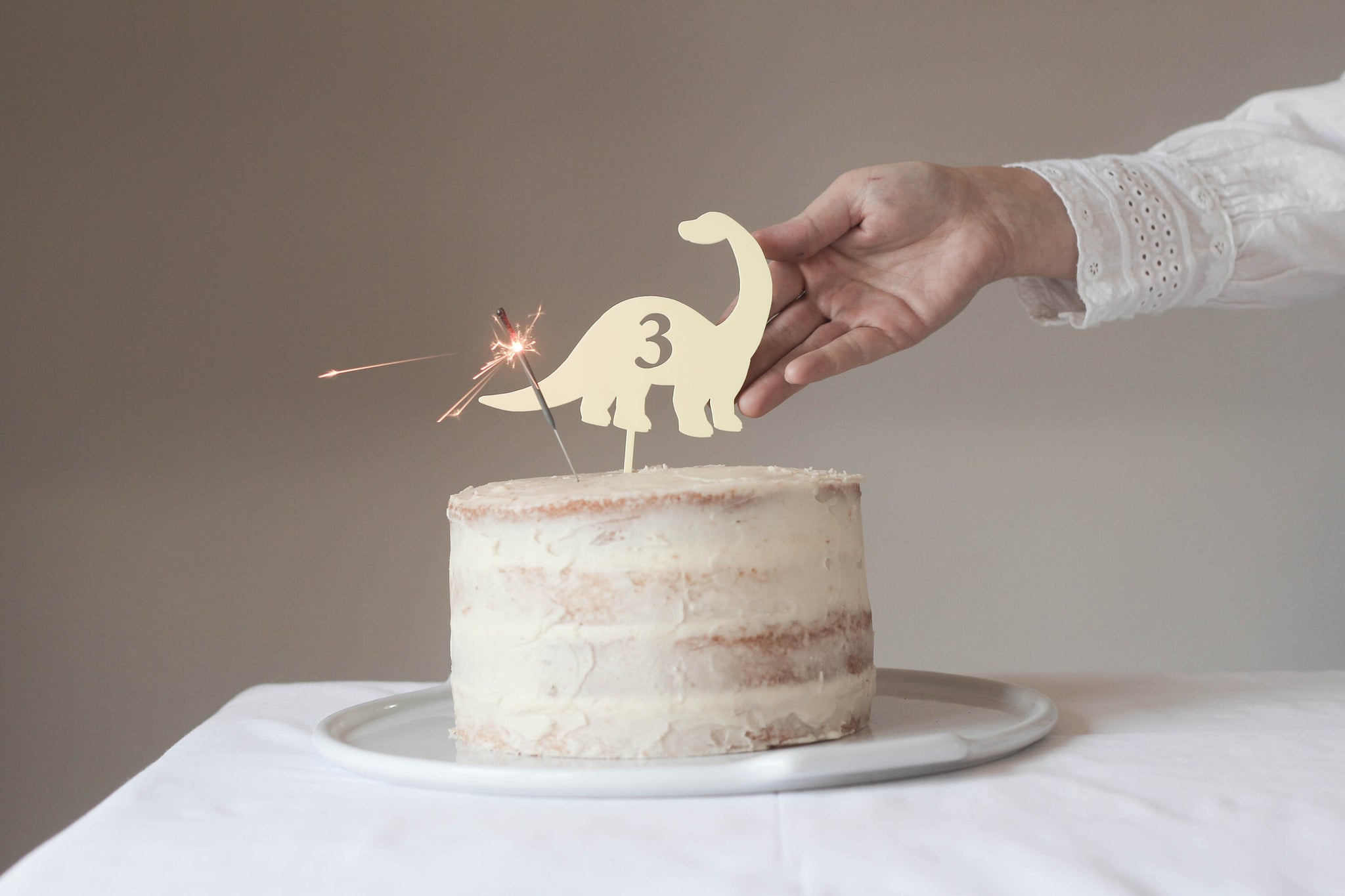 Dinosaur Birthday Cake Topper, Brachiosaurus Cake Topper