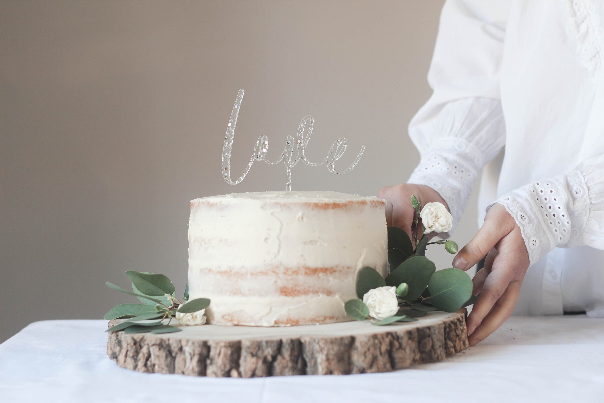 Love Cake Topper, Wedding Cake Topper